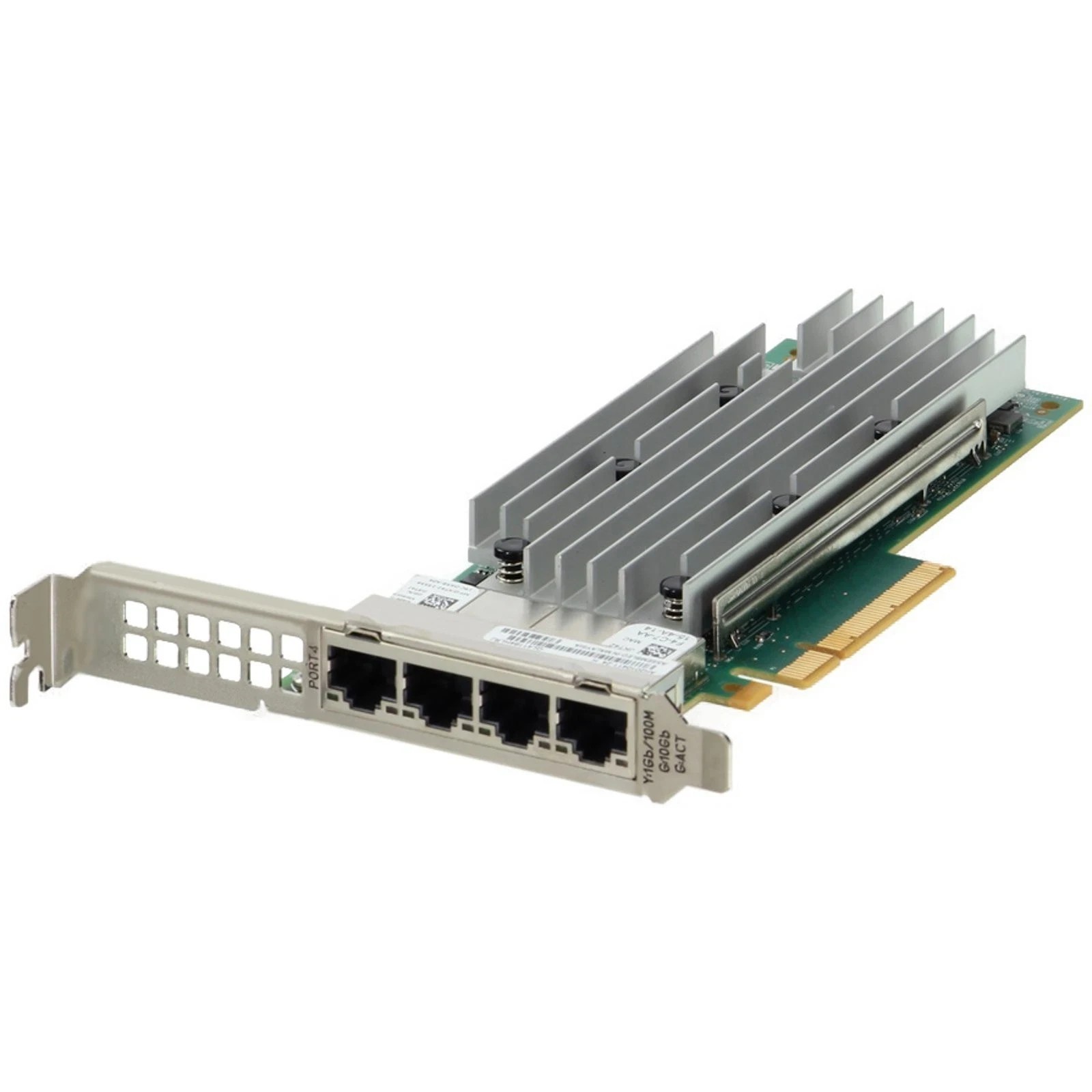 New Dell Qlogic QL41164HFRJ Quad Port 10GbE RJ-45 10GBase-T Network Card 33M0K