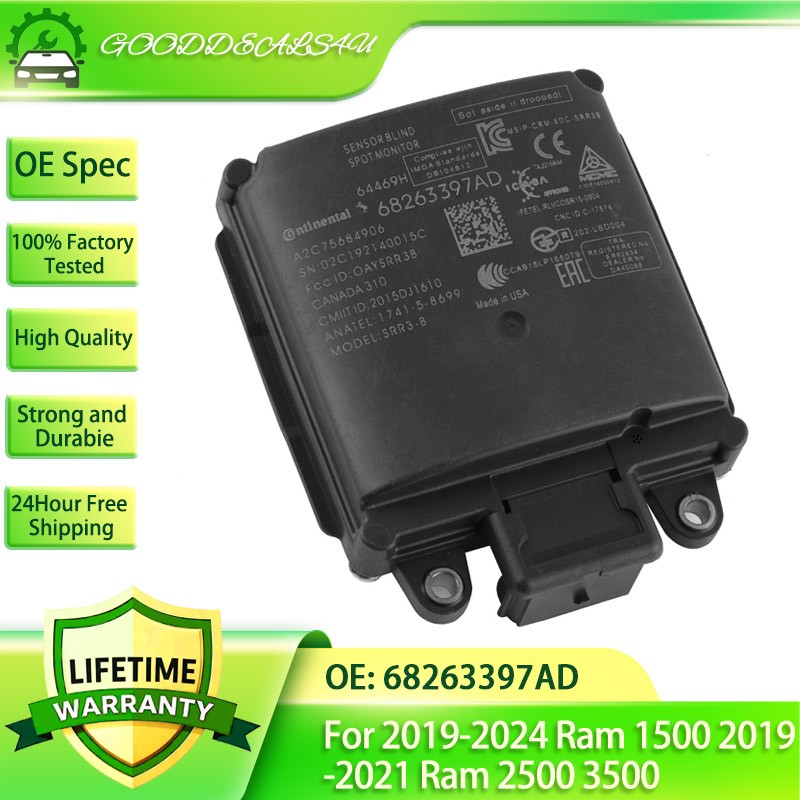 OEM 2019-2024 For Dodge Ram Blind Spot Detection Module Left & Right #68263397AE