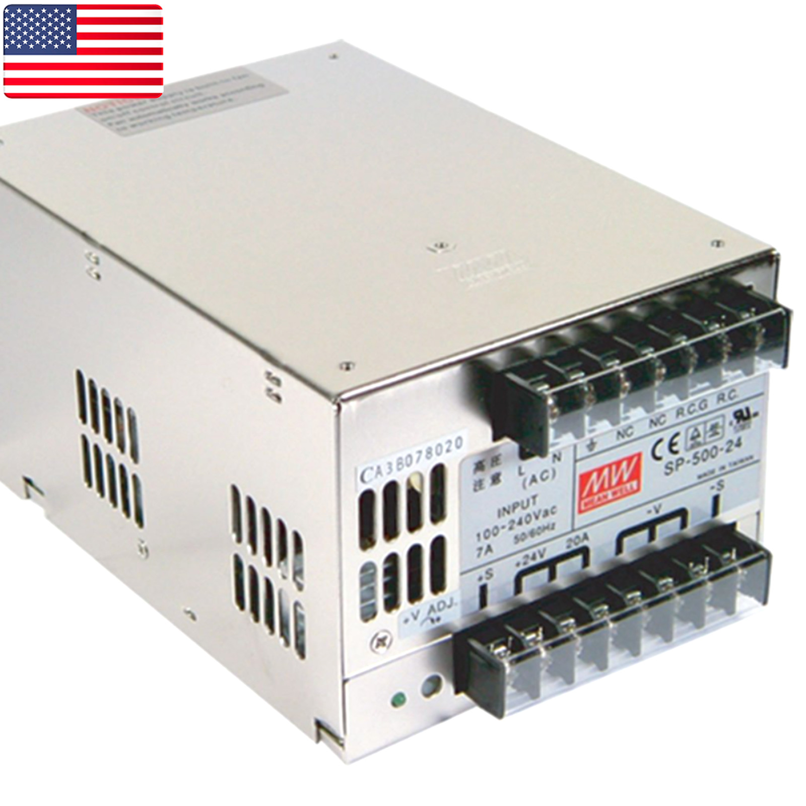 One Brand New MEANWELL SP-500-24 Power Supply - US Stock