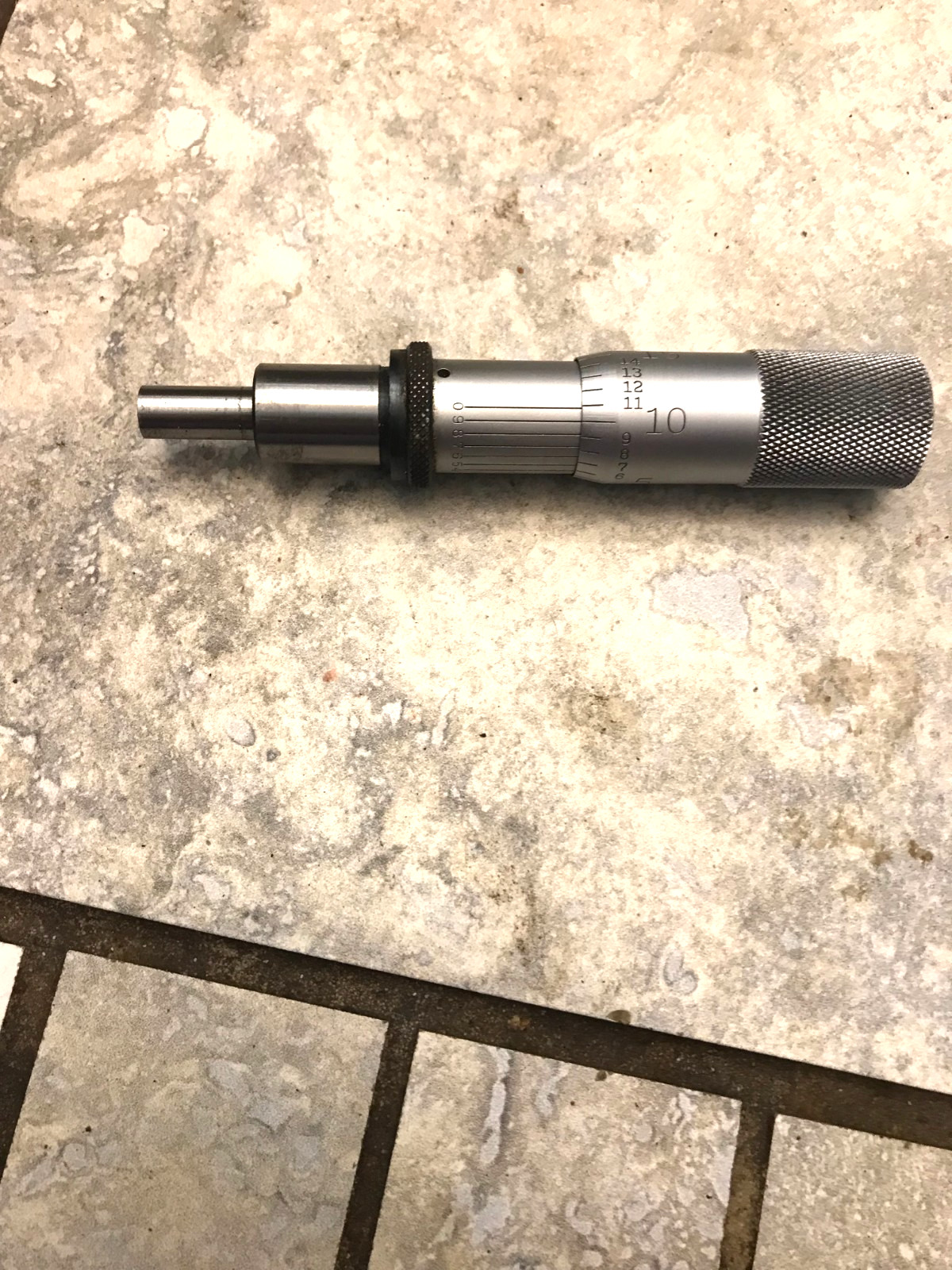 Starrett 663 Heavy Duty Micrometer Head  0-1" And Tenths of 1 Thousandths