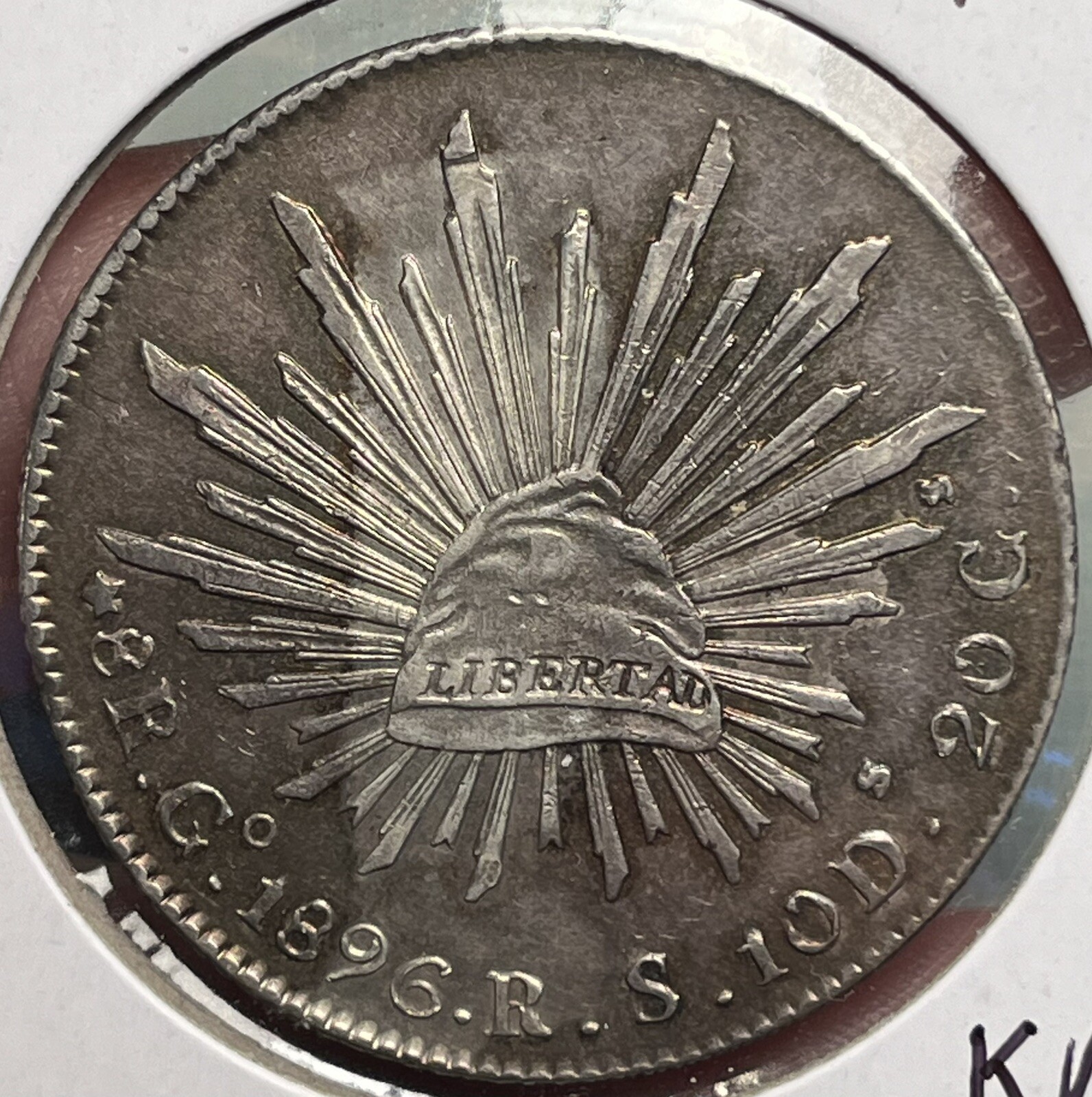 Mexico Lot 3 Coins: 1896 Go RS, 1888 Mo MH, 1883 Mo MH 8 Reales Cap & Rays~ BB6