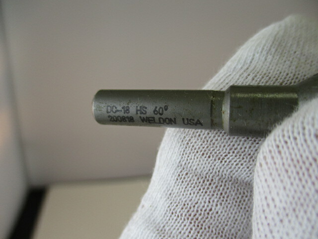 WELDON Countersink # DC-18 x 60° Degree Deburring Tool Chamfer, Sharp, NOS