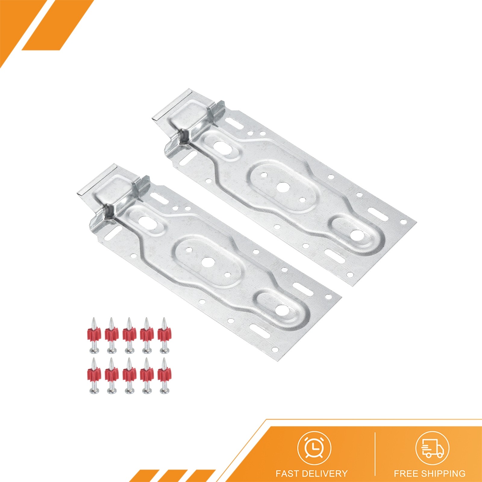 Air Conditioner Wall Mount Bracket 1 Pair Indoor Internal Unit Hanging Plate