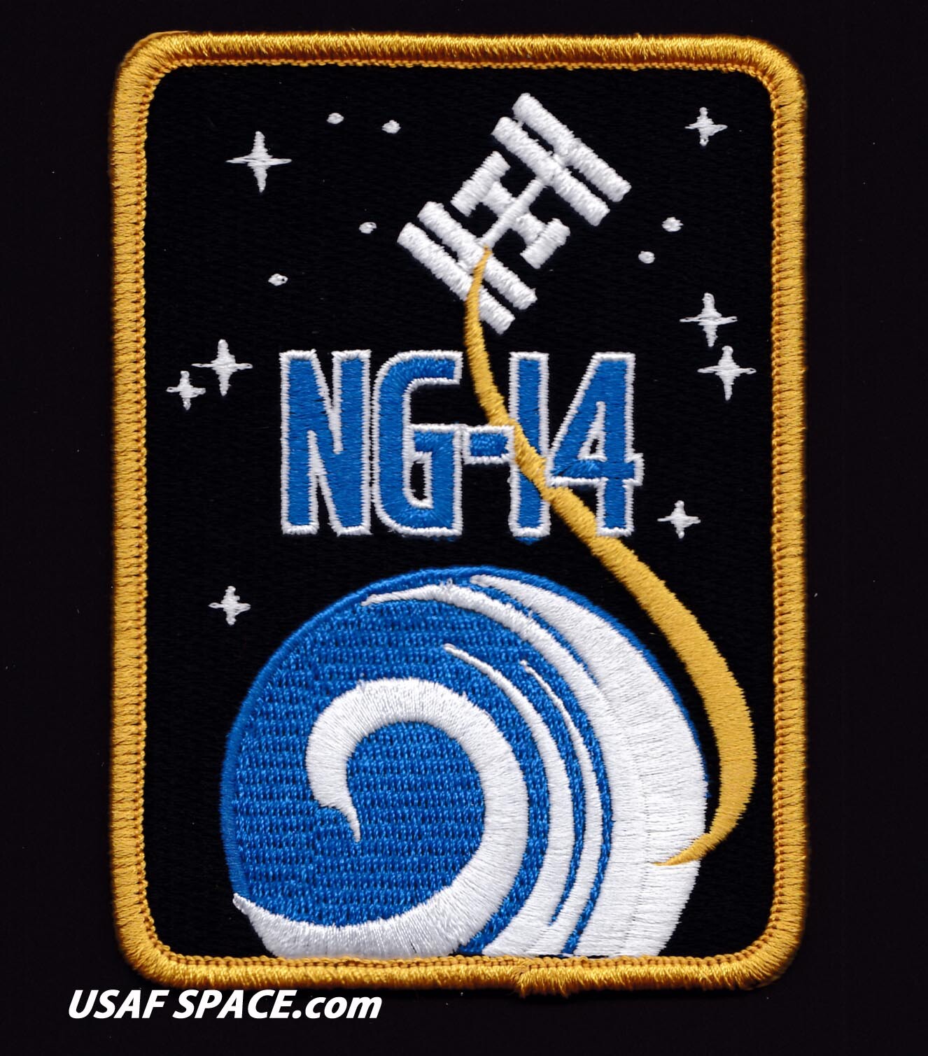 Authentic CYGNUS NG-14 -Northrop Grumman- CRS ISS AB Emblem Mission SPACE PATCH