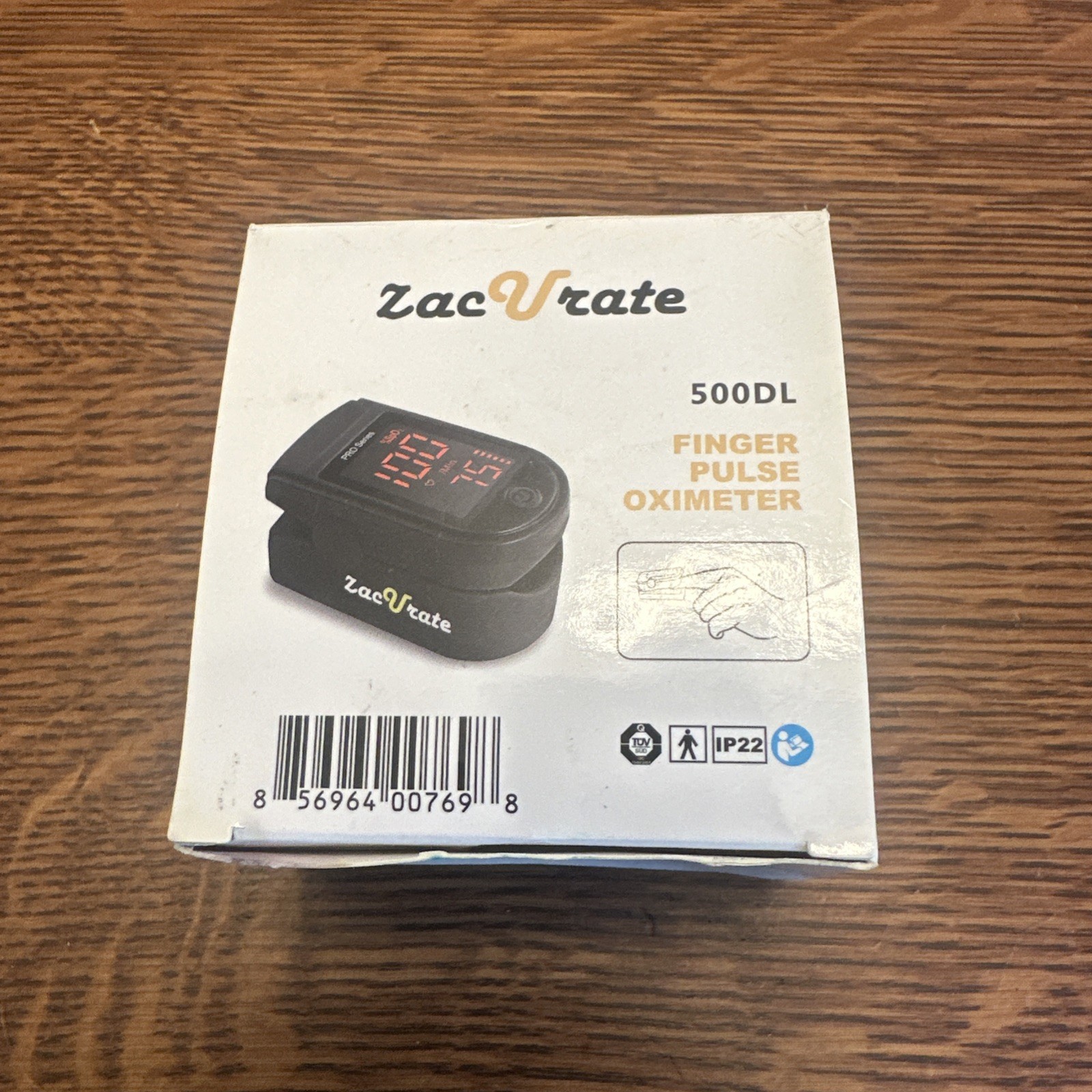 Zacurate 500DL Series Fingertip Pulse Oximeter Blood Oxygen Saturation Monitor