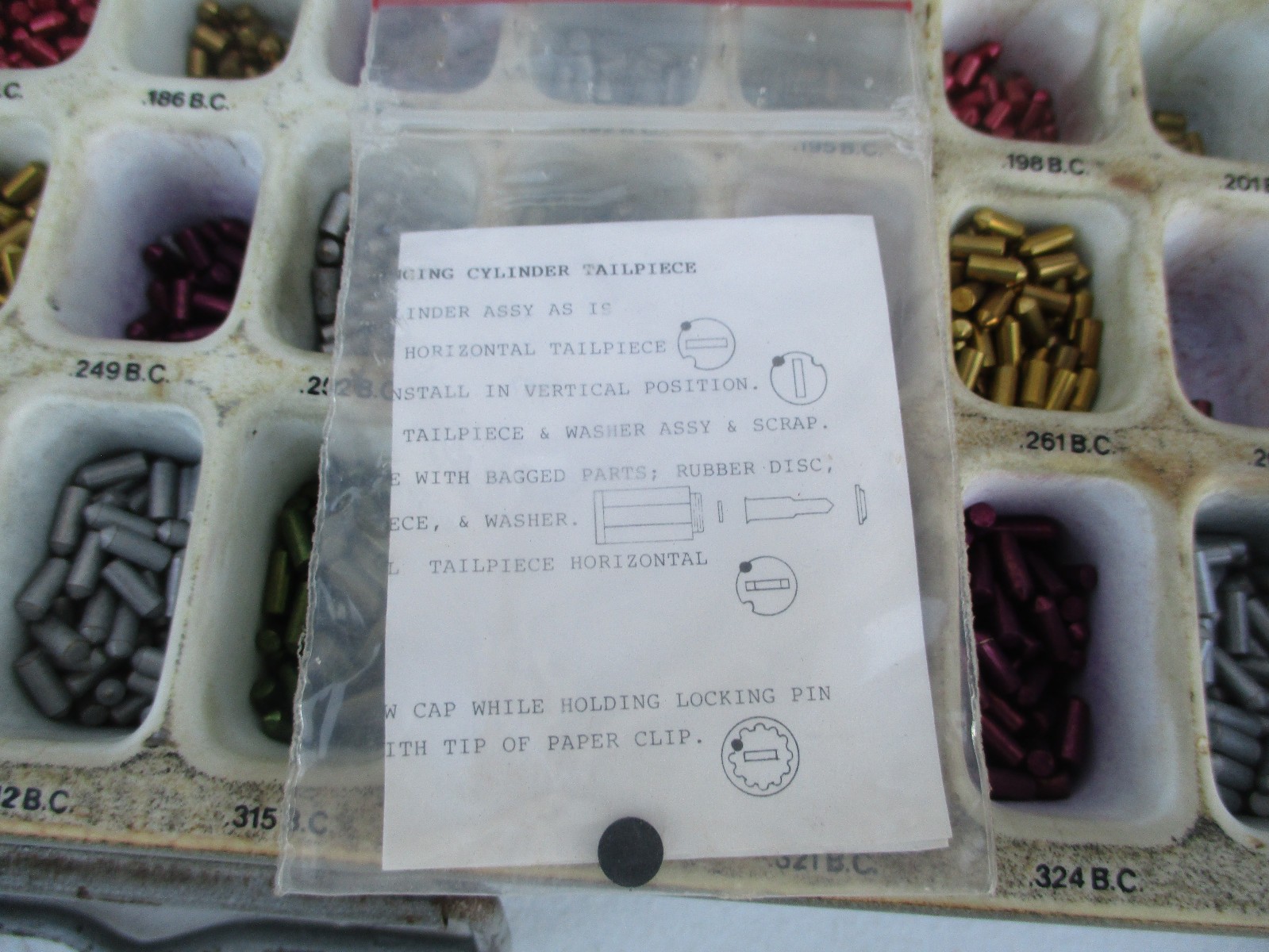 Large LAB--EPK 003 Professional Kit Lock Cylinder Pins Locksmith