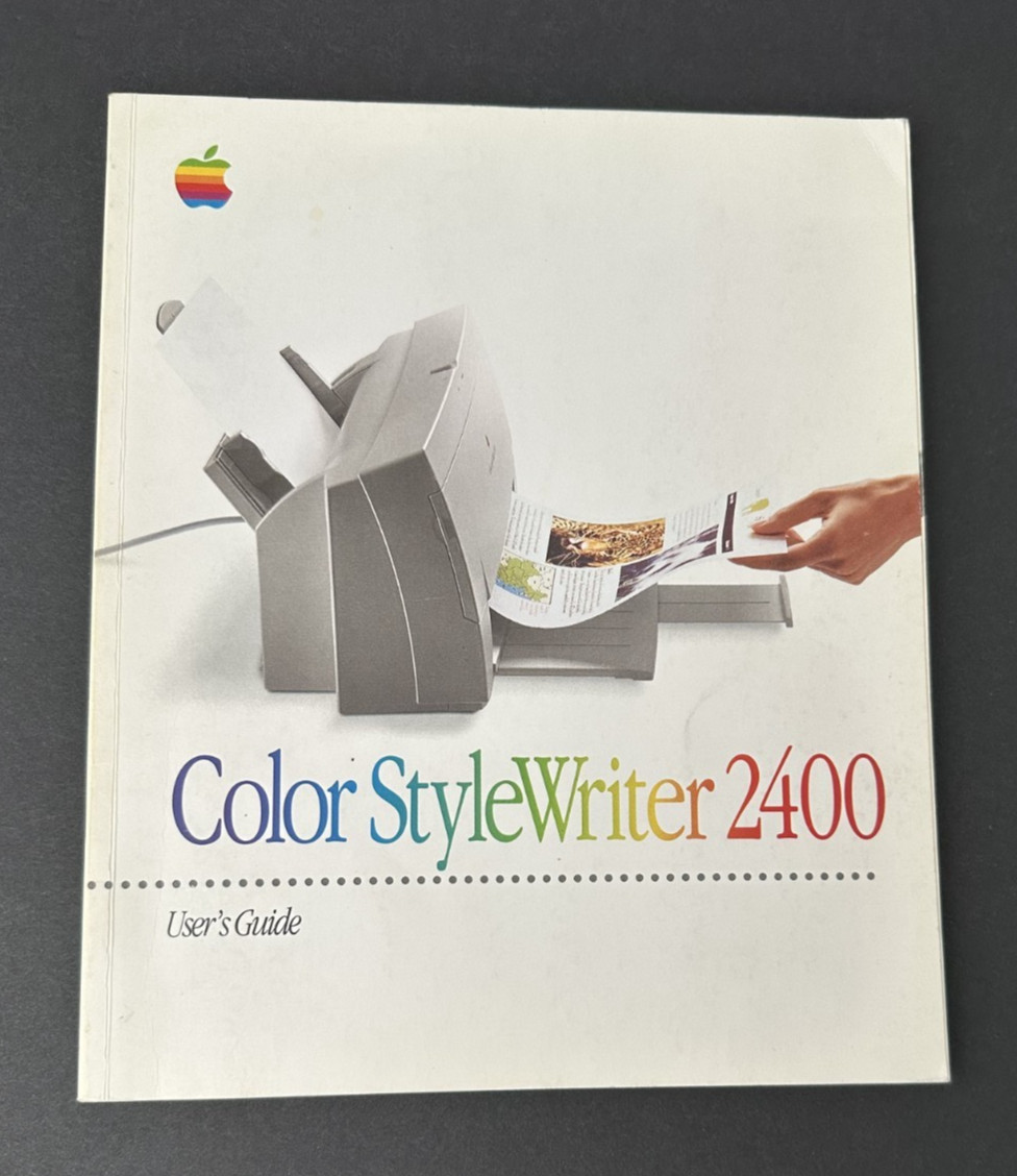 Apple Color Stylewriter 2400 - User Guide & Installation Disks (5) Free Shipping