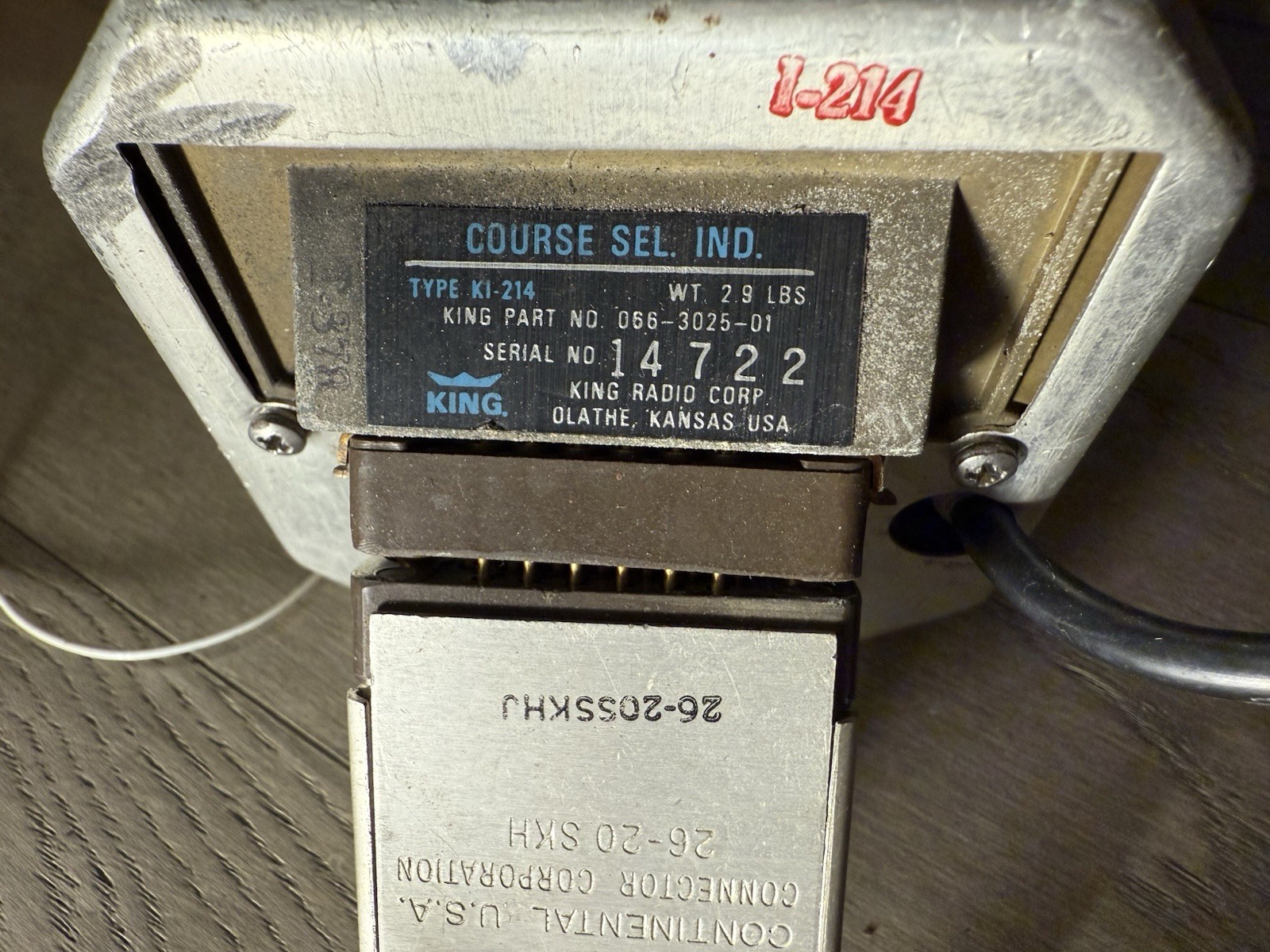 KING KI-214 CDI with Glideslope