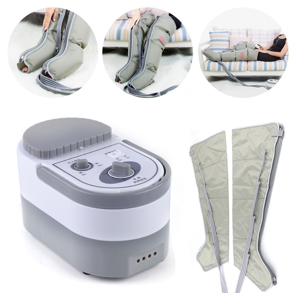Leg Compression Machine Treat Lymphedema Air Pump Leg Massager For Ankle Top US