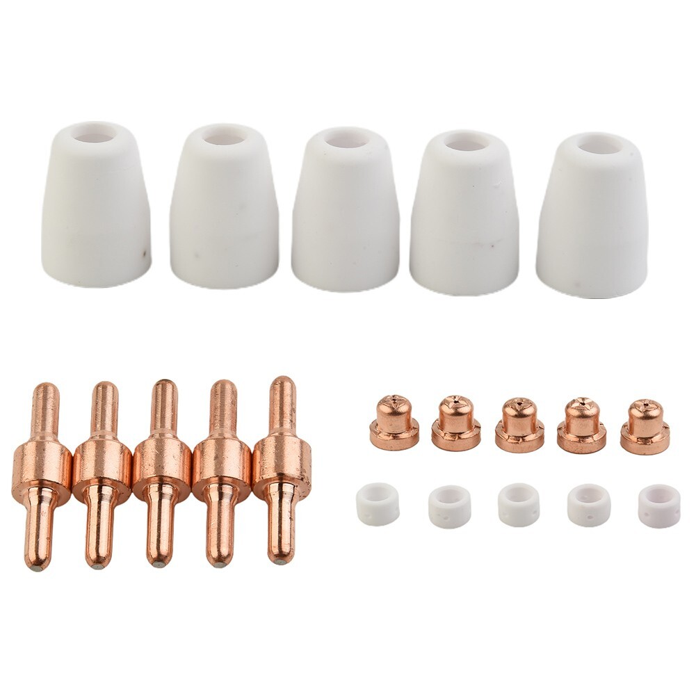 20pcs Consumables For Plasma Cutter CUT40/50 Electrodes Tips Kits PT-31 Cutting