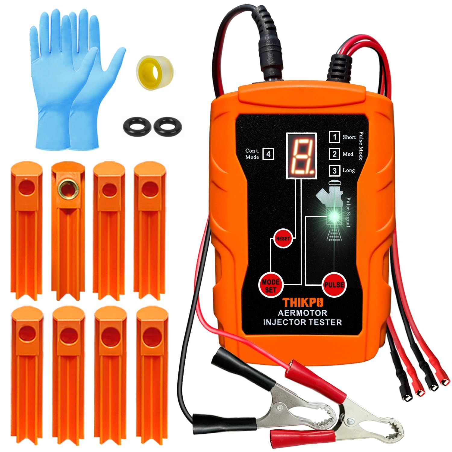 Fuel Injector Tester and Cleaner Tool Kit, DIY Cleaning Tool Kit, 8 Pulse Modes