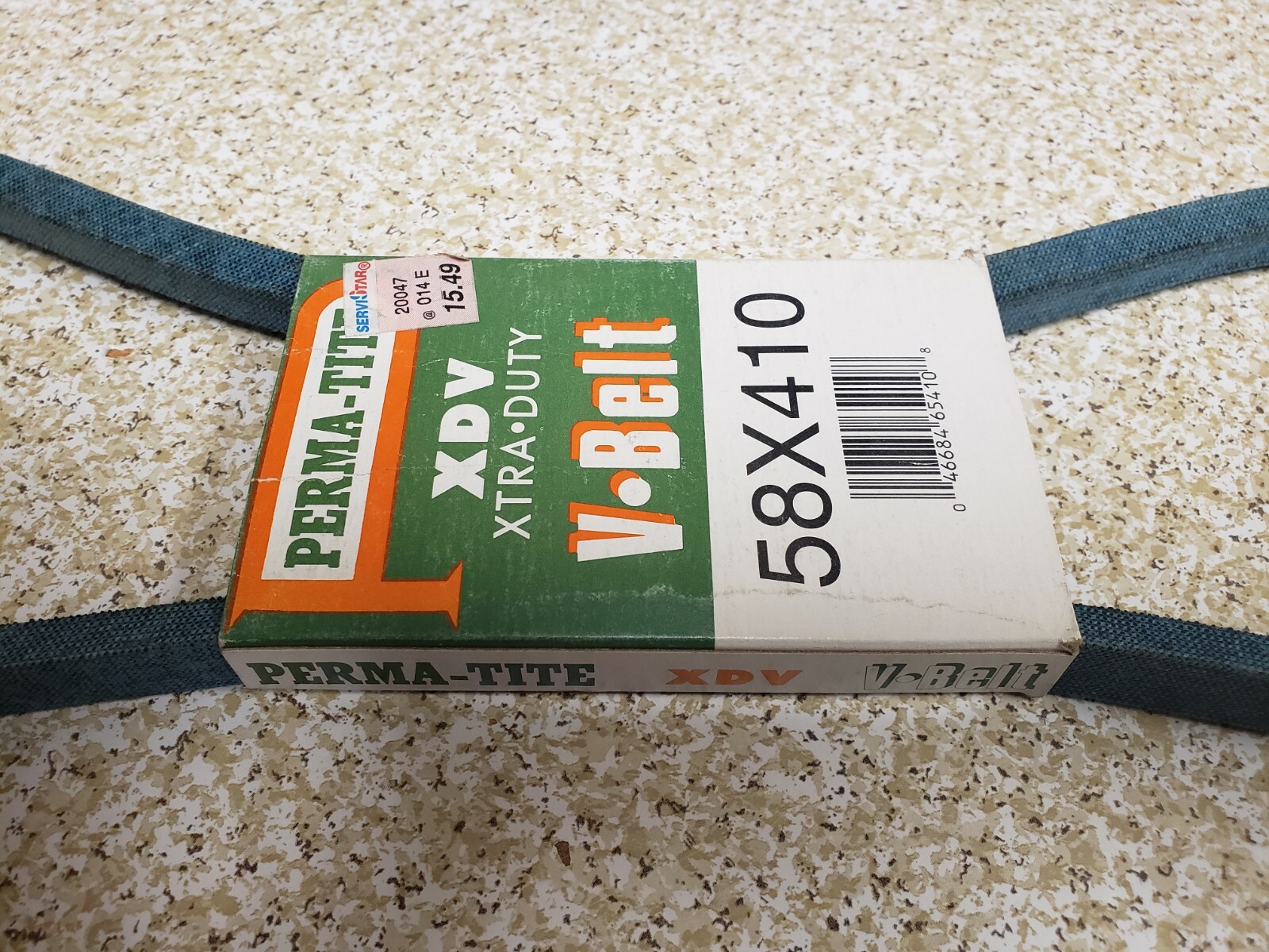 Perma-Titie XDV V-Belt 58x410, 58-410, L541, 5/8 in. x 41 in. belt (old stock)