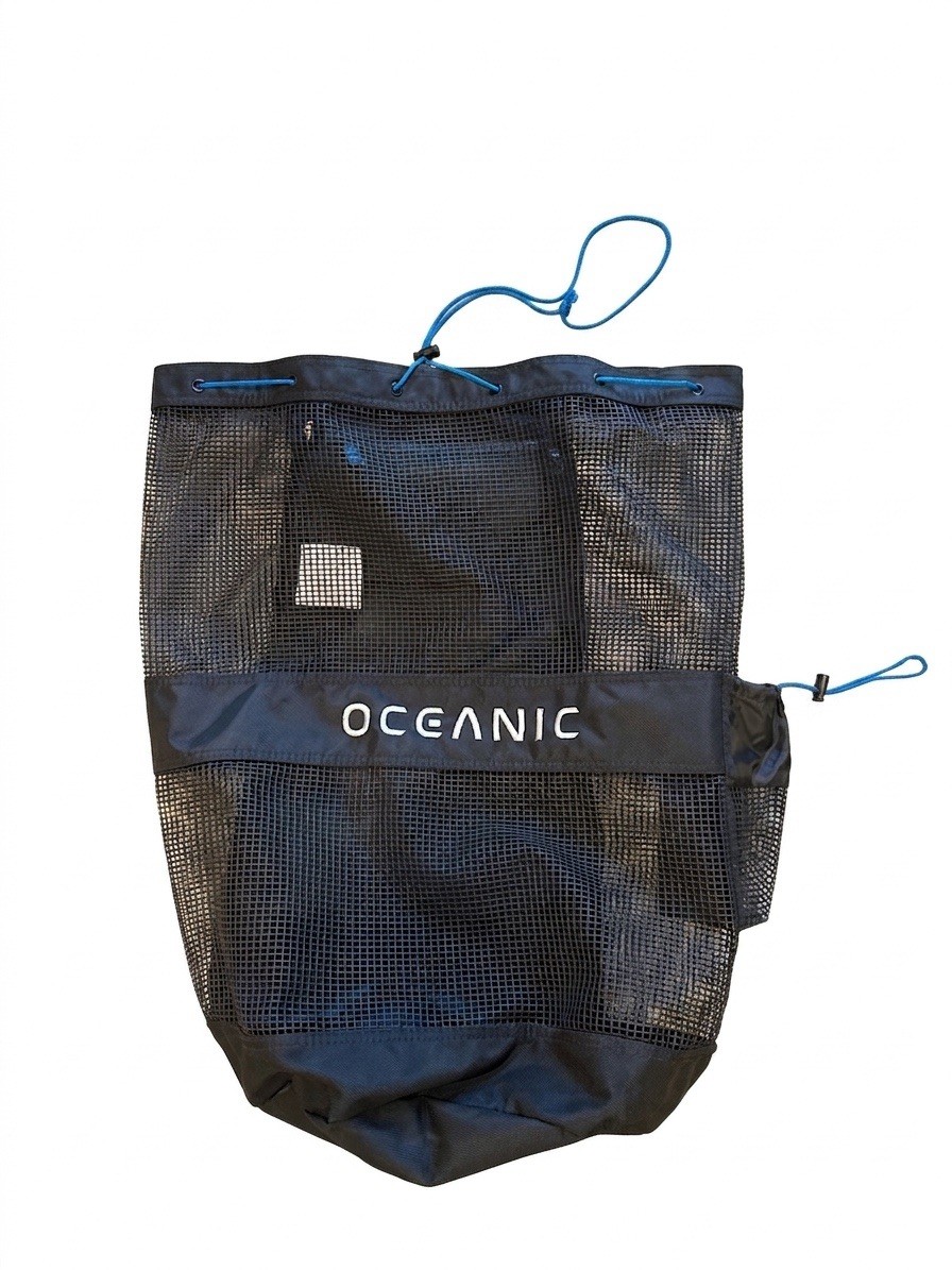 Oceanic Heavy Mesh Backpack/Bag 26in Scuba Regulator Apparatus Wet Suit Fins
