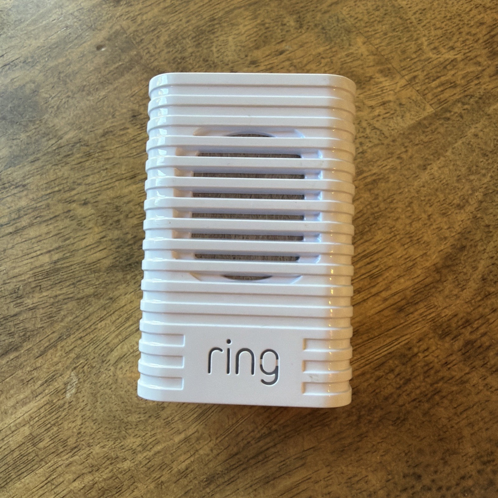 Ring Wi-Fi Chime Doorbell Outlet Plug-In - WHITE - OPEN BOX / UNUSED MINT