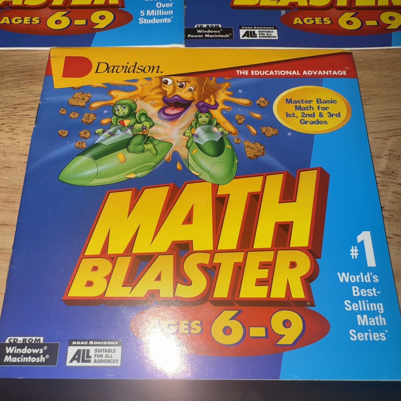 Knowledge Adventure 3R’s Reading Writing Arithmetic Blaster 3CD Ages 4-6