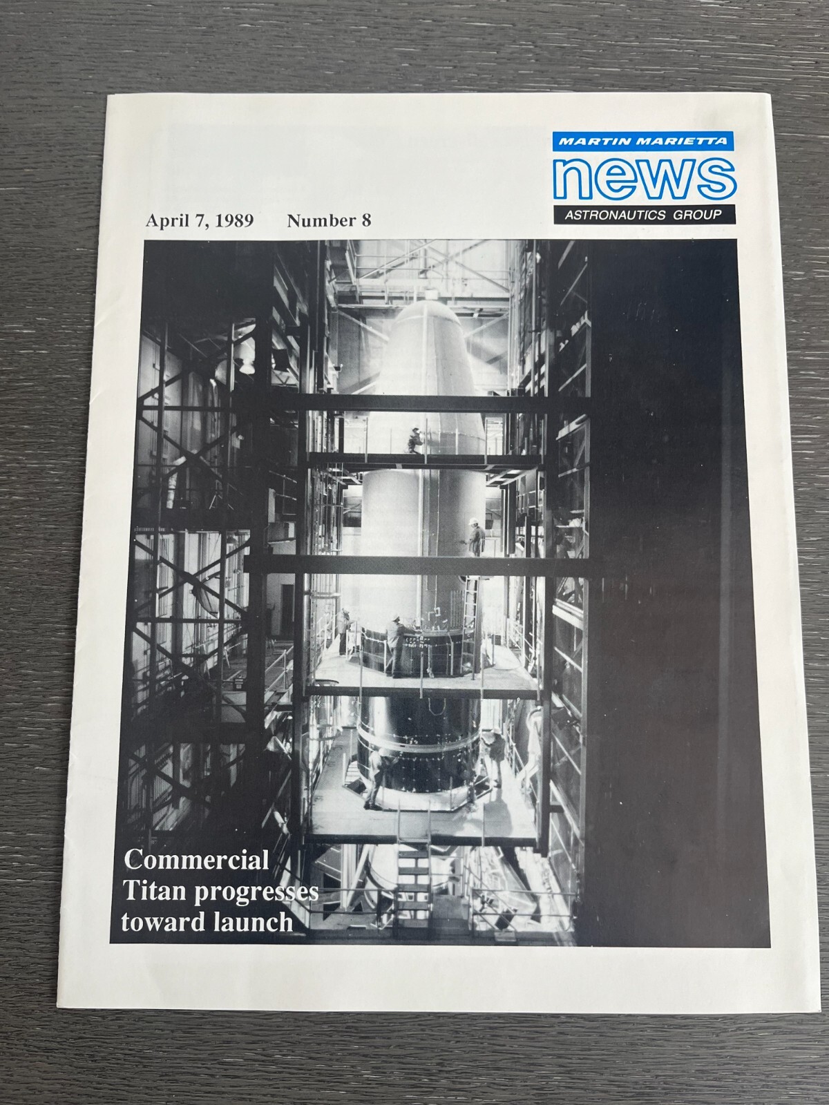 1989 Martin Marietta News Astronautics Group Newsletter  Commercial Titan Rocket