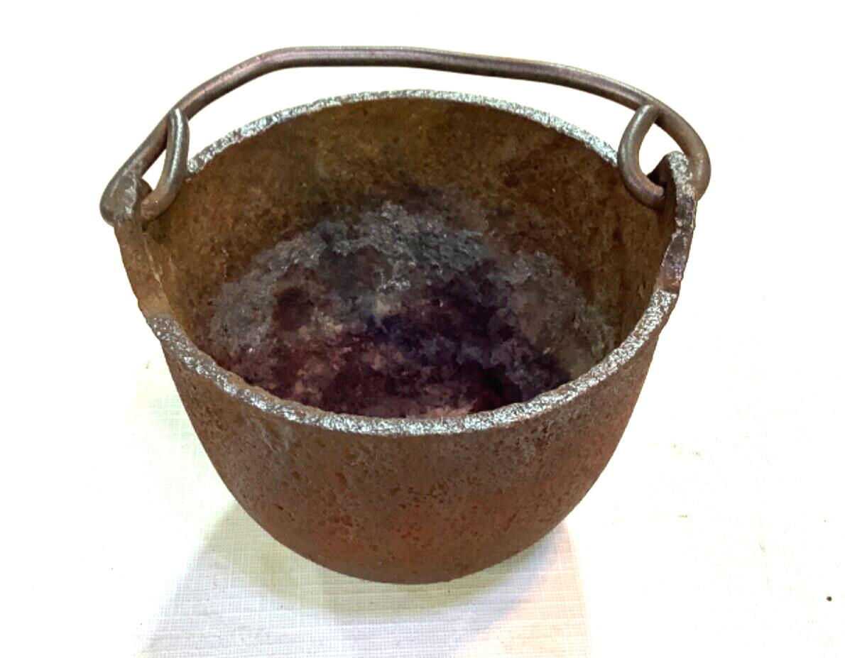 Vintage lead melting pot no.0 Used