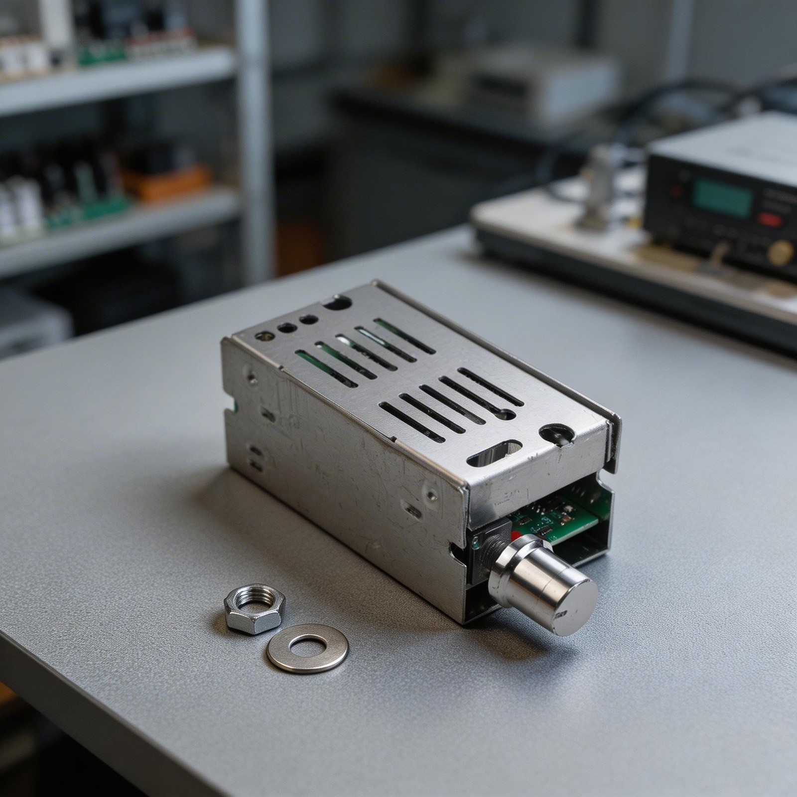 DC Motor Controller Metal Material Wide Voltage Range 10V-60V 21KHZ Operation