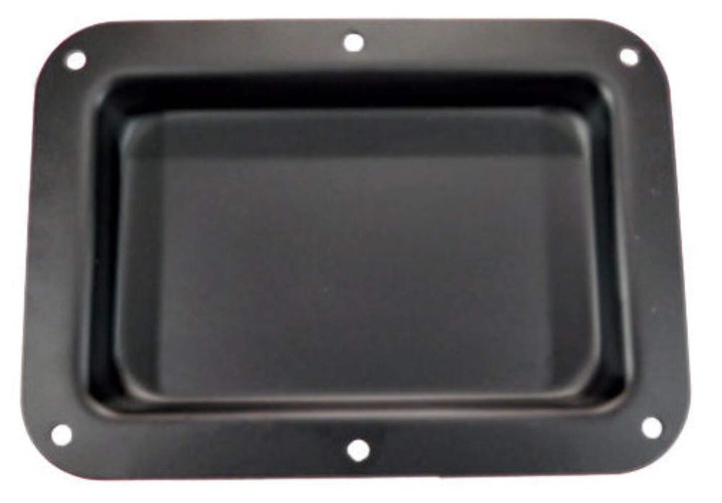 PENN ELCOM 1482K 5" X 7" Steel Jack Dish Powder Coated Black w/Screws