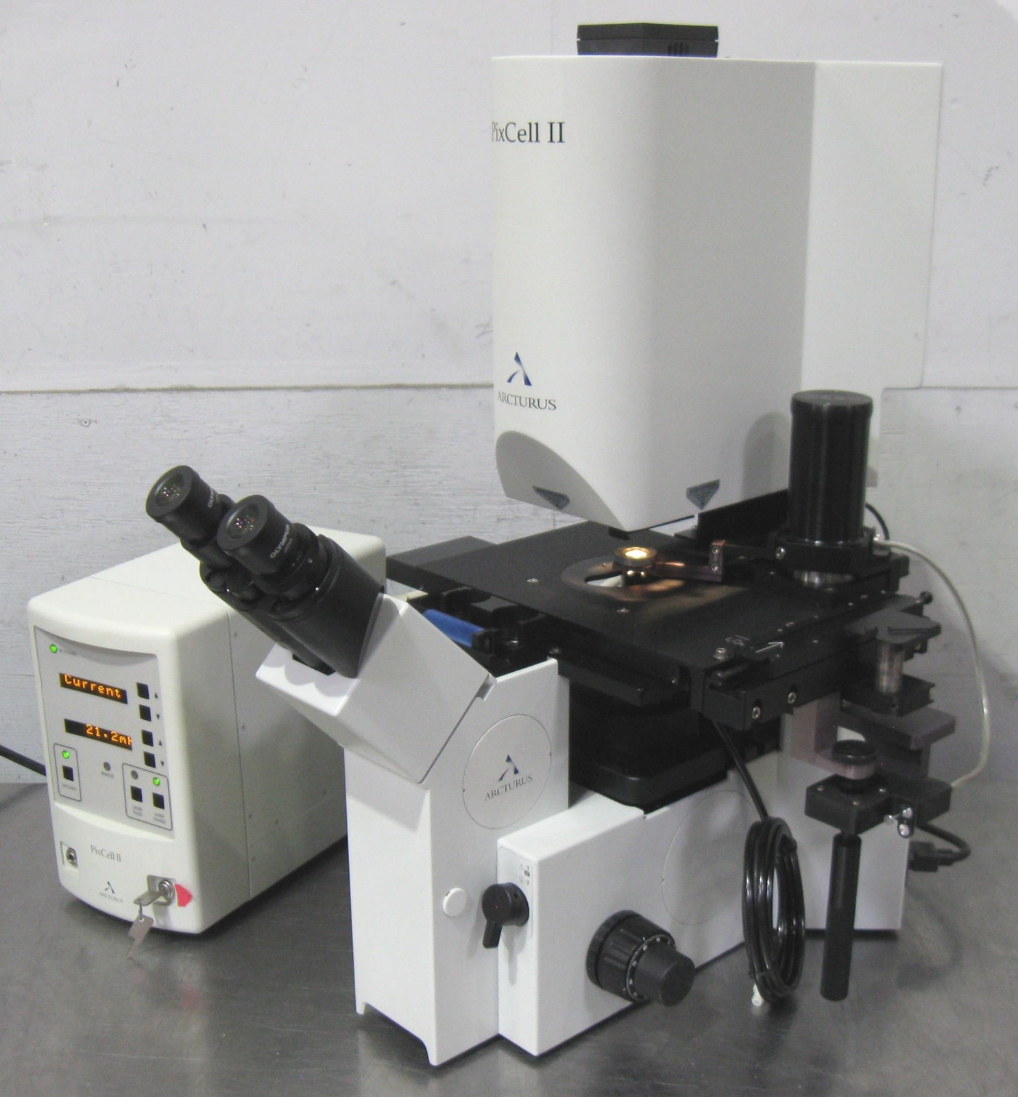 C200642 Arcturus PXL-200 PixCell II Instrument Laser Microscope w/ Controller