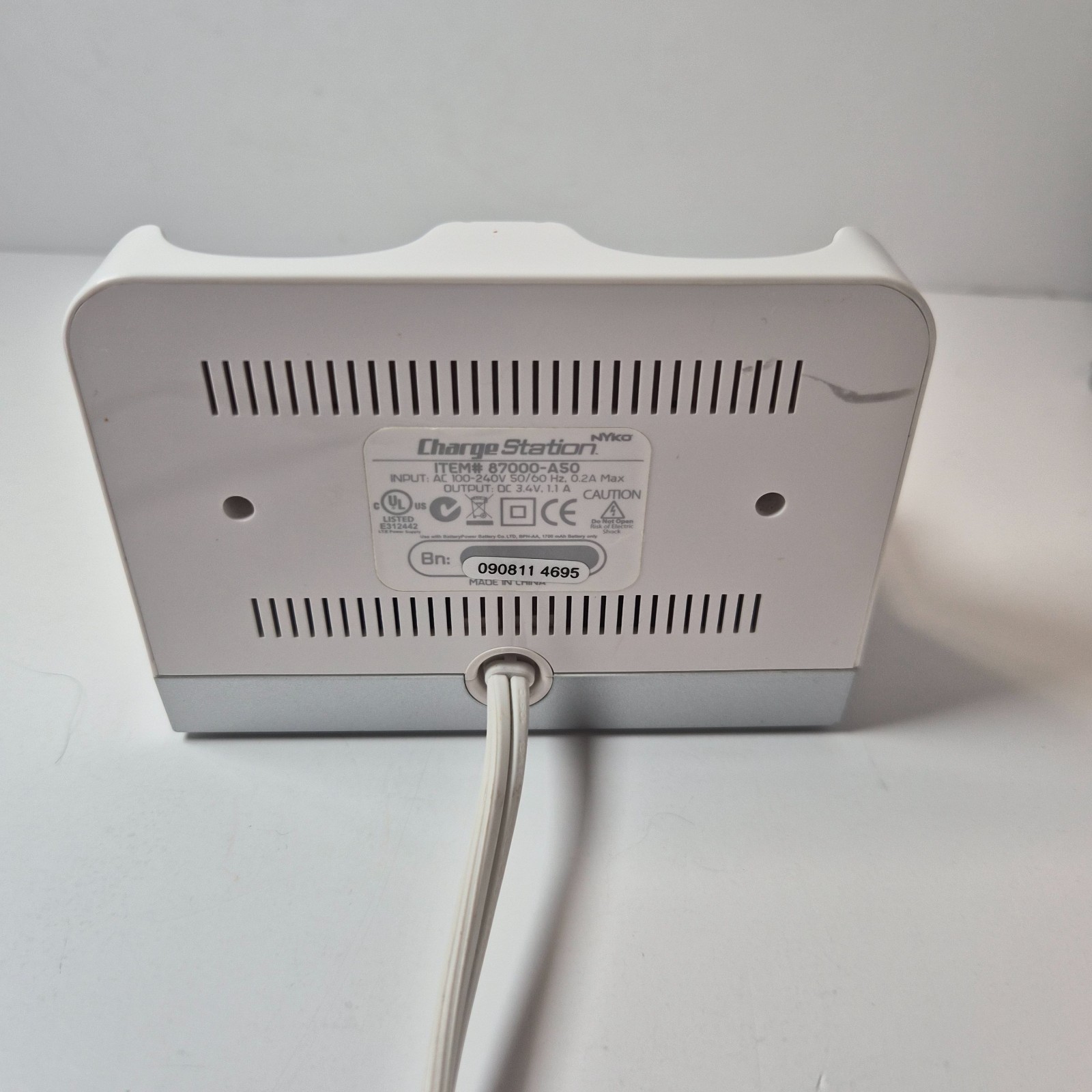 Nyko Wii Remote Charge Station Dock Base Only Tested (N1)