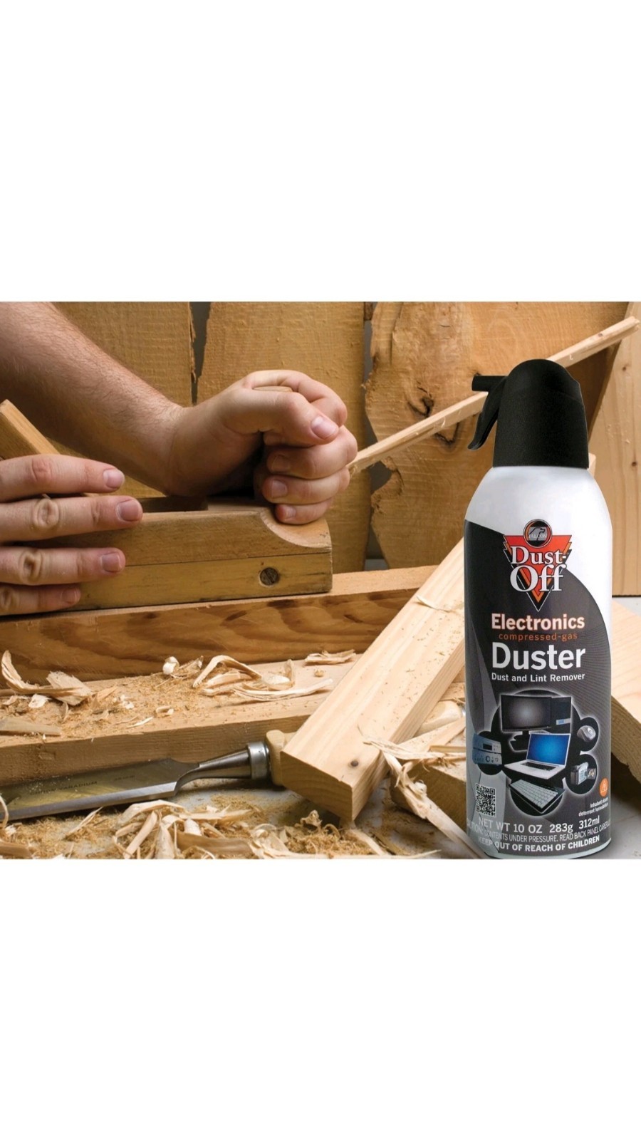 🔥Falcon Dust-Off Electronics Compressed Gas Duster, 10oz - 4 Pack FREE SHIPPING
