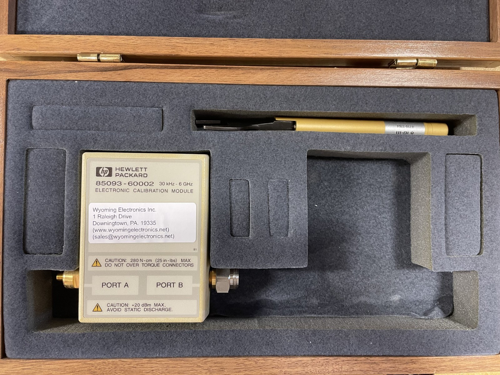 HP/Agilent 85093-60002, Electronic Calibration Module, 30kHz-6GHz