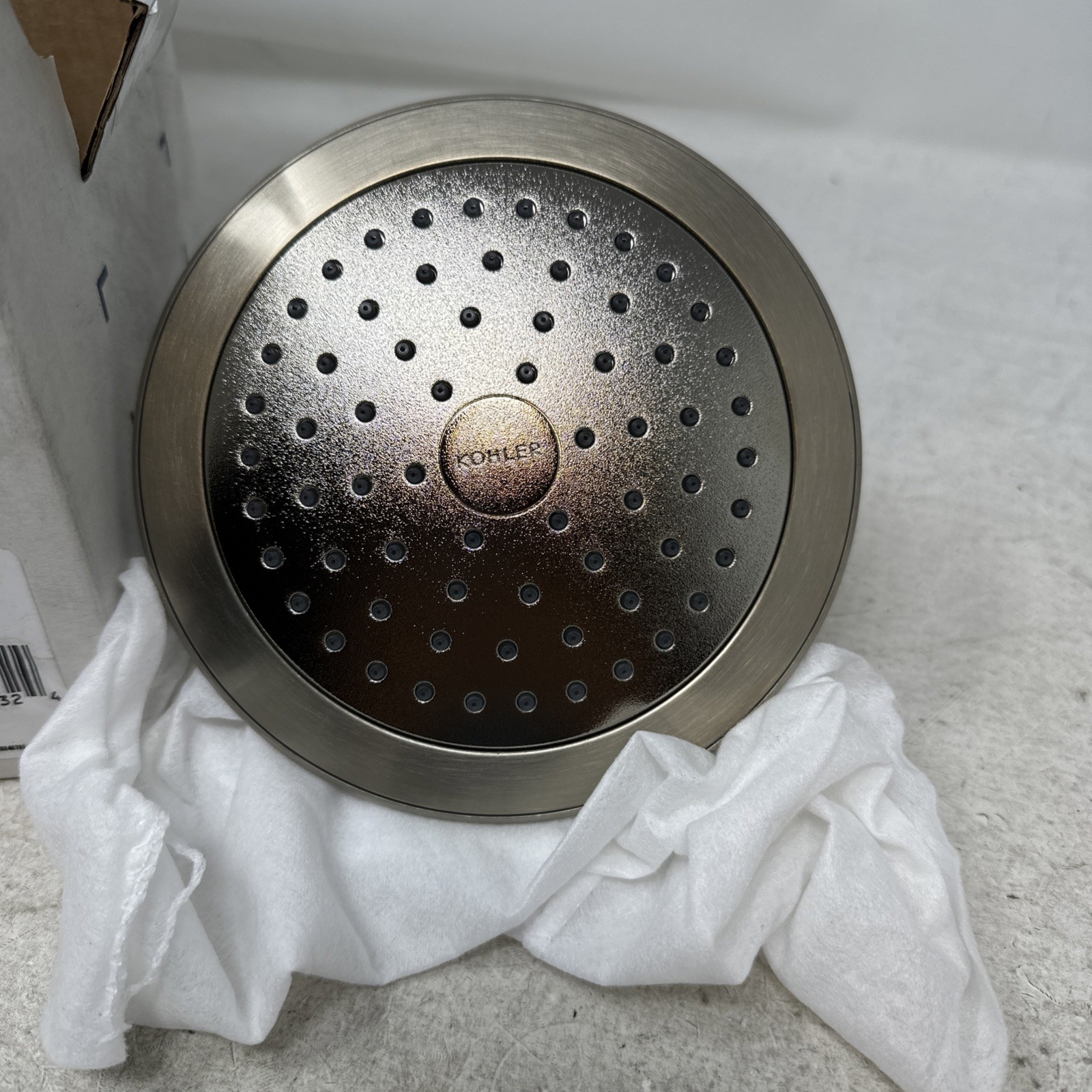Kohler Luxstone Modern Showerhead 6", Vibrant Brushed Nickel, 23941-BN