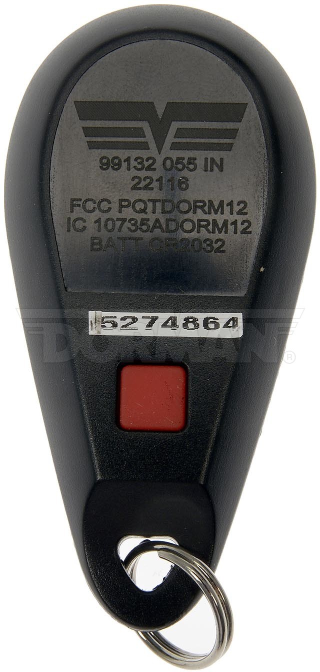 Dorman 99132 Keyless Entry Remote 4 Button Compatible with Select Subaru Models