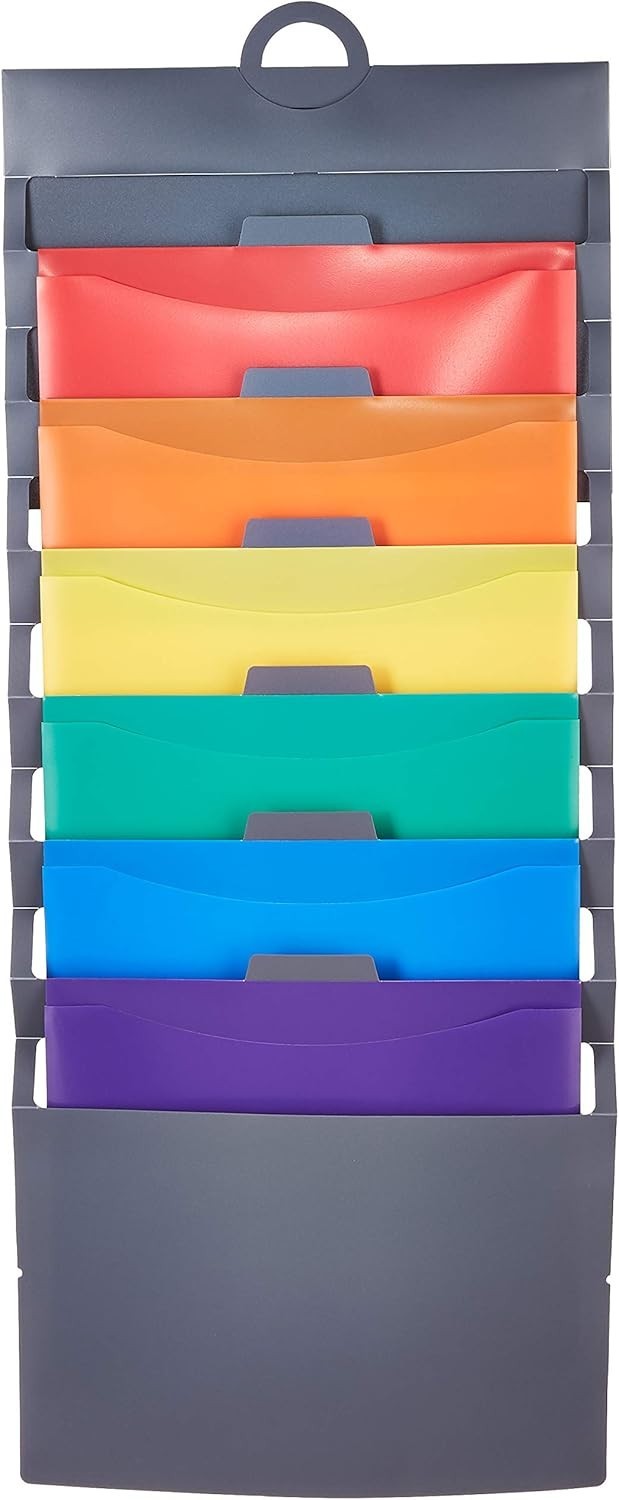 Space Saving Hanging File Folders for School and Office