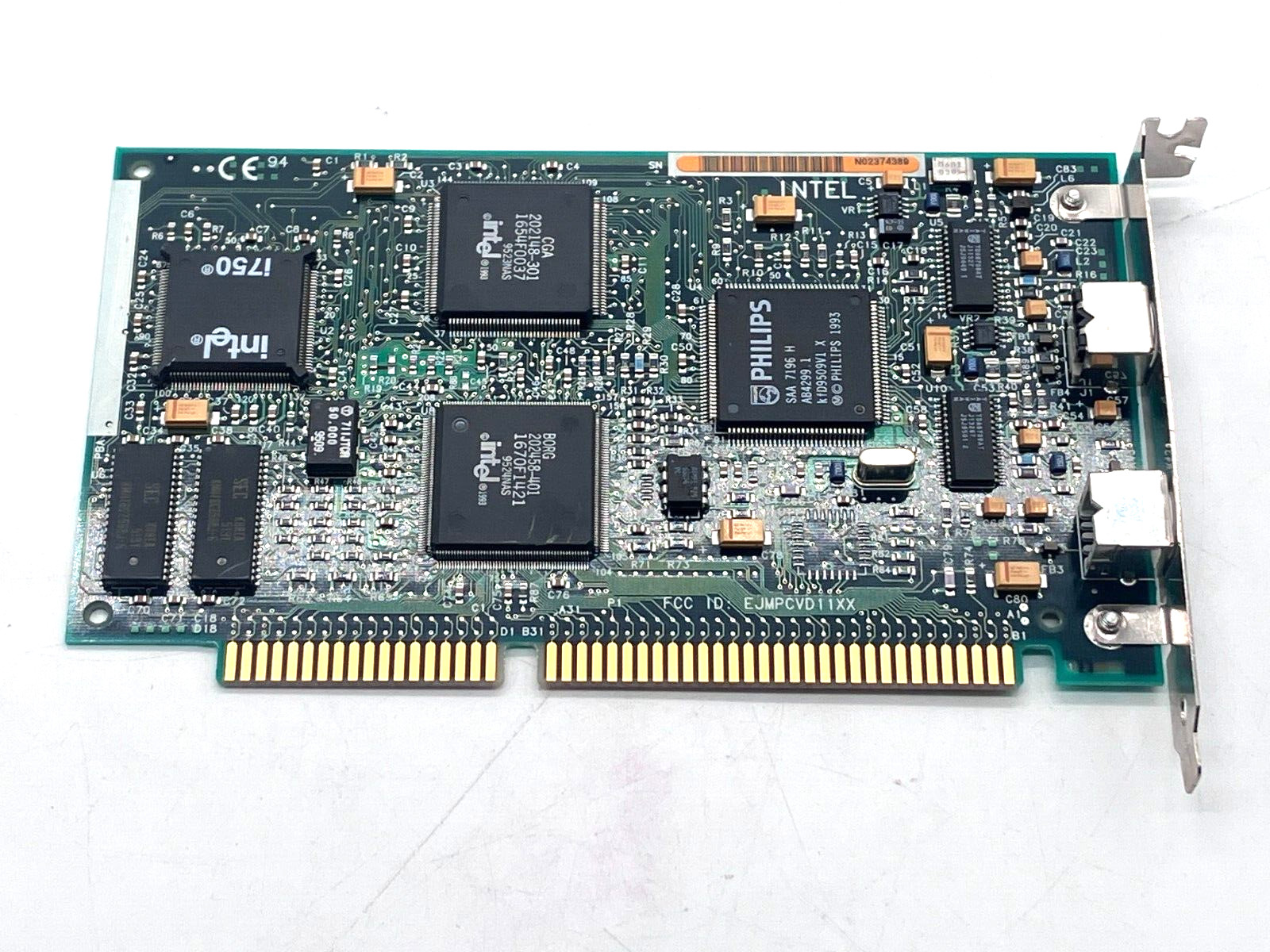 Intel 621056-003 Retro Video Capture Card 16 bit ISA EJMPCVD11XX S Video Port