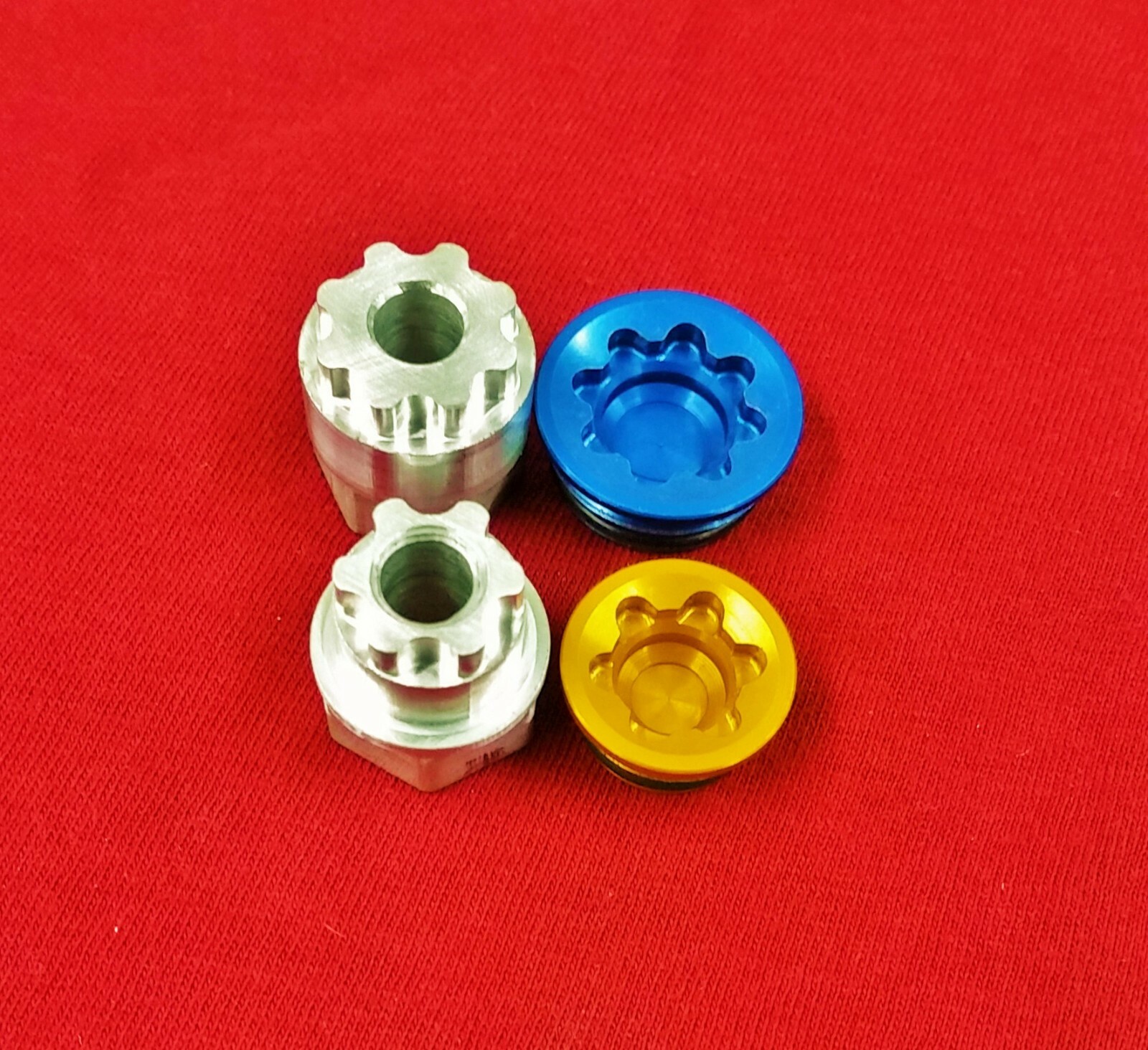 Set of  RX4+ Small / Large Brake Piston Bore Cap Tools- Hope Caliper caps