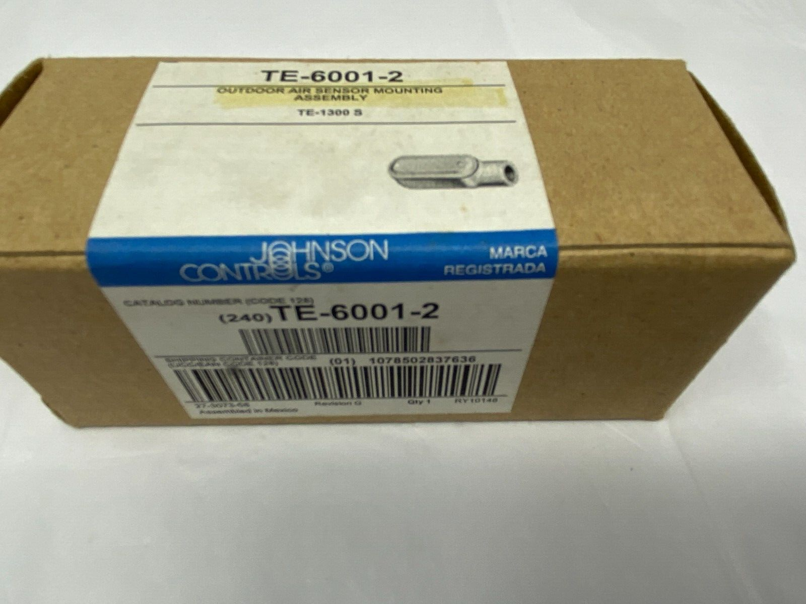 Johnson Controls TE-6001-2 Outdoor Air Sensor Assembly
