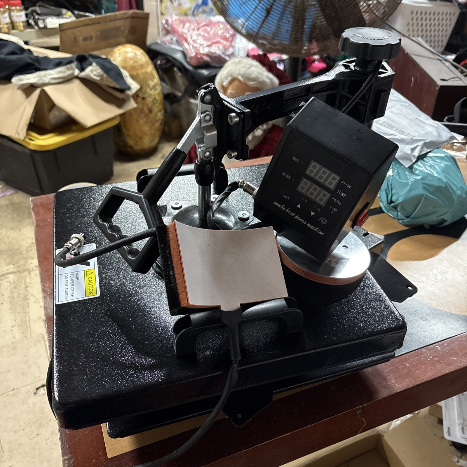 8-in-1 Digital Transfer Sublimation Heat Press Machine