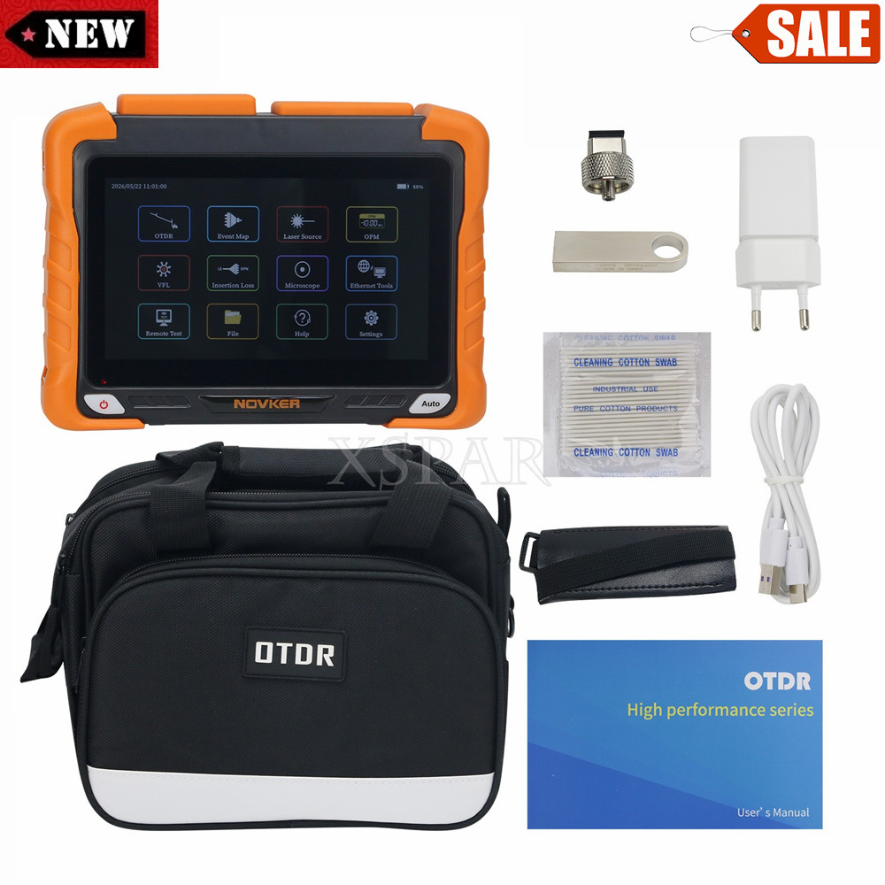 NK6200-S0 OTDR Optical Time Domain Reflectometer 7inch Touch Screen 1310/1550nm