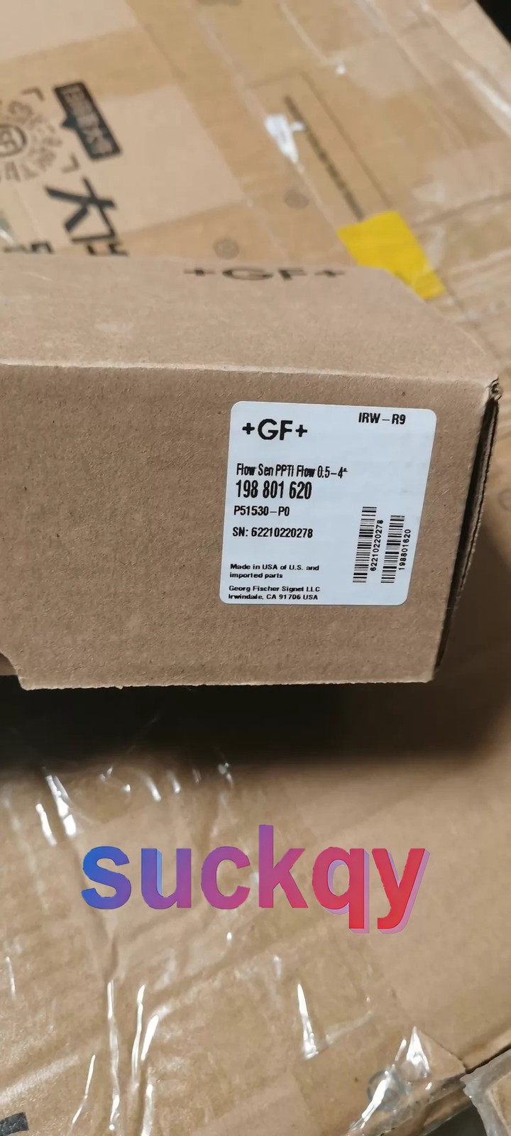 New GF Signet P51530-P0 Type 515 Rotor-X Standard Mount Paddlewheel Flow Sensor