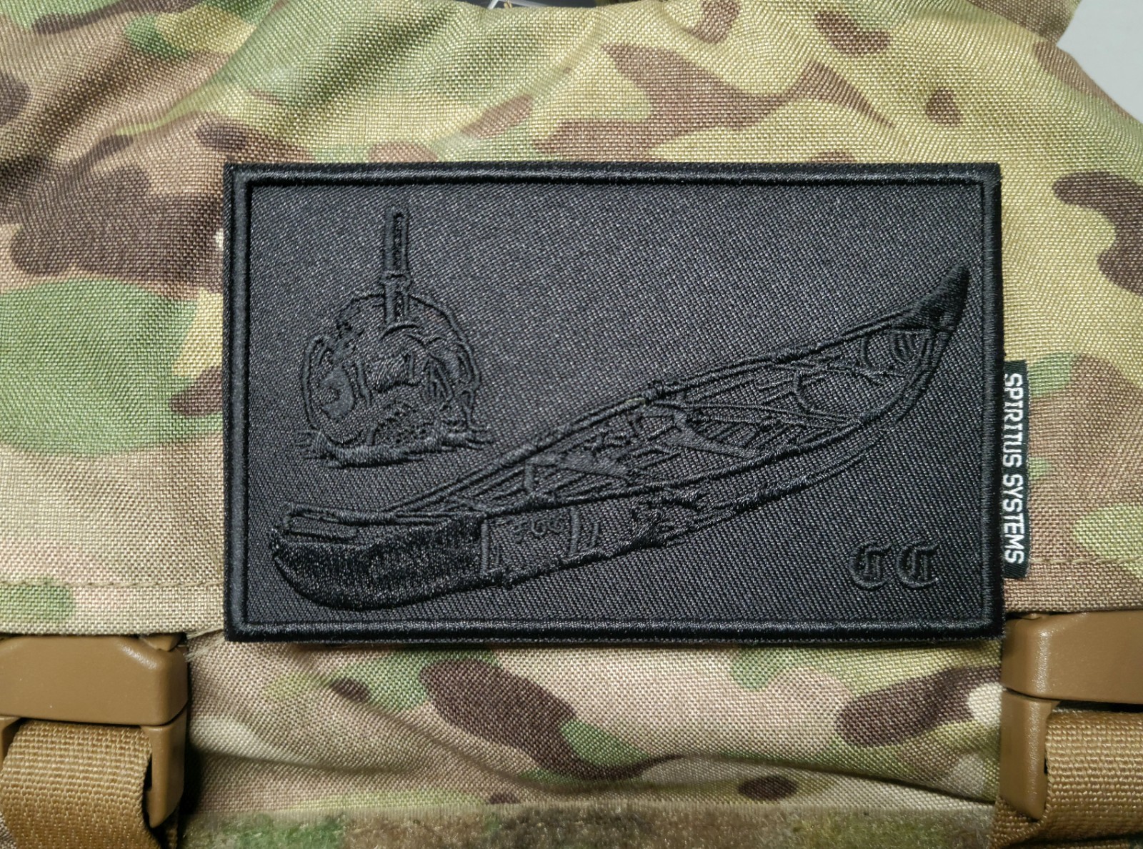 3x5 FOG 'Canoe Club' black patch (Forward Observations Group, Supdef, Wrmfzy GWA