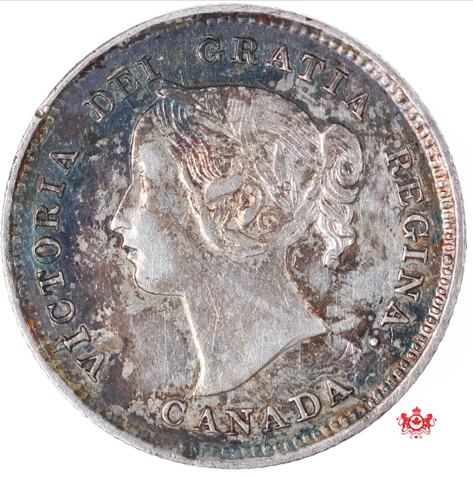 1891 Canada 5 Cents - EF- Lot#12668