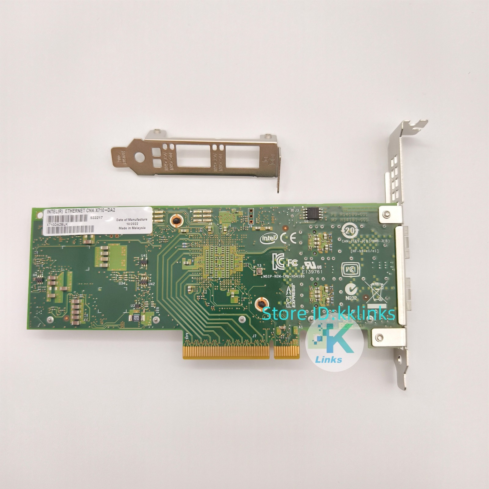 Genuine Intel X710-DA2 X710DA2BLK 10GbE PCIe Ethernet Converged Network Adapter