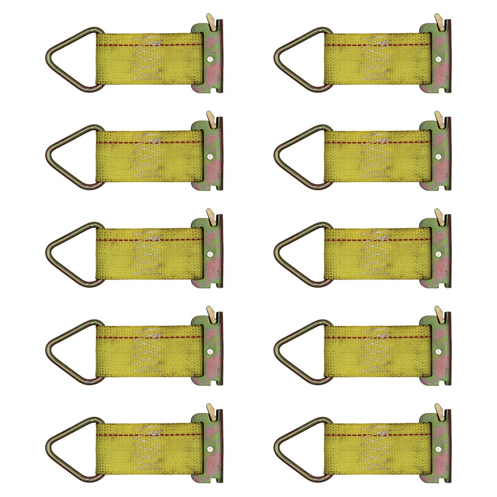 10pk Track Rope Tie-Offs, Removable Cargo Tie-Down Tieoffs