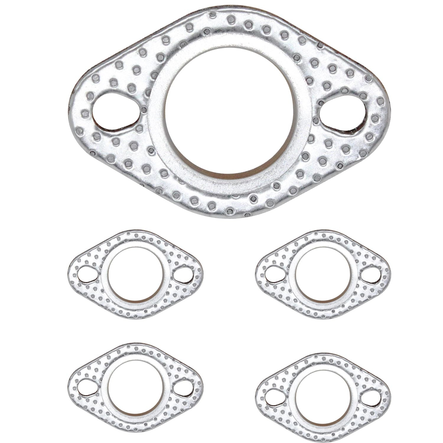 Exhaust Gasket Fit for GY6 / ATV/Scooter/go Kart/Moped Engine,27mm (5Pcs)