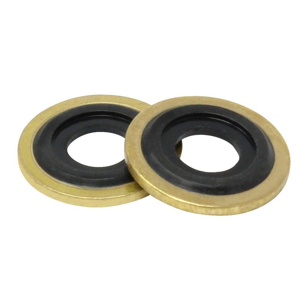 Healvaluefit 10pk Oxygen Regulator Gasket Brass Yoke Washer O Ring Seals...