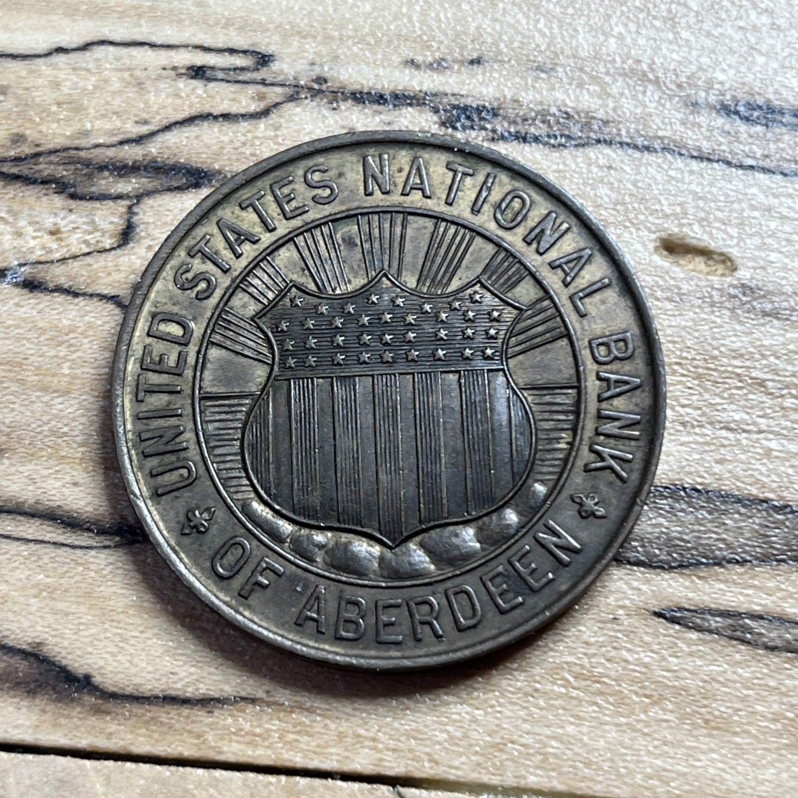 United States National Bank , Aberdeen, Wash. Token *z134