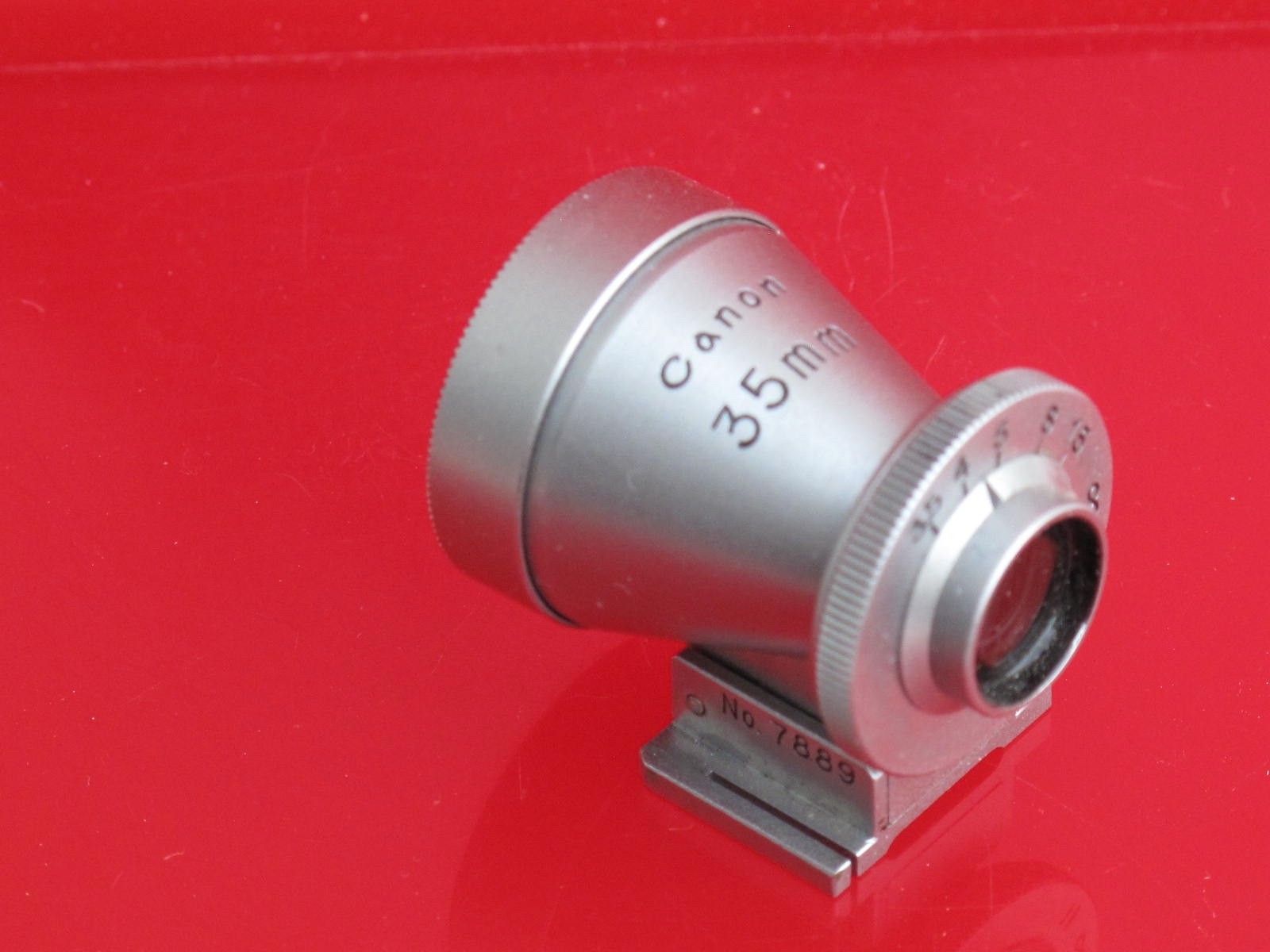 Canon 35mm chrome  finder,  US SELLER "LQQK"