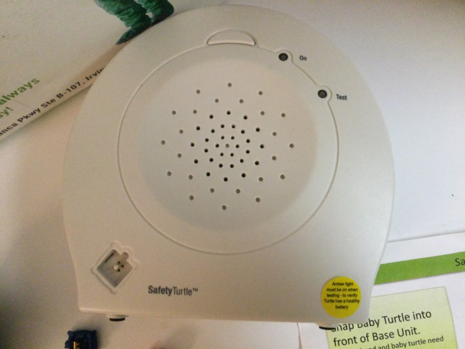 Safety Turtle Base Station Pool Immersion Alarm NO Wristband-All 4 color sensors