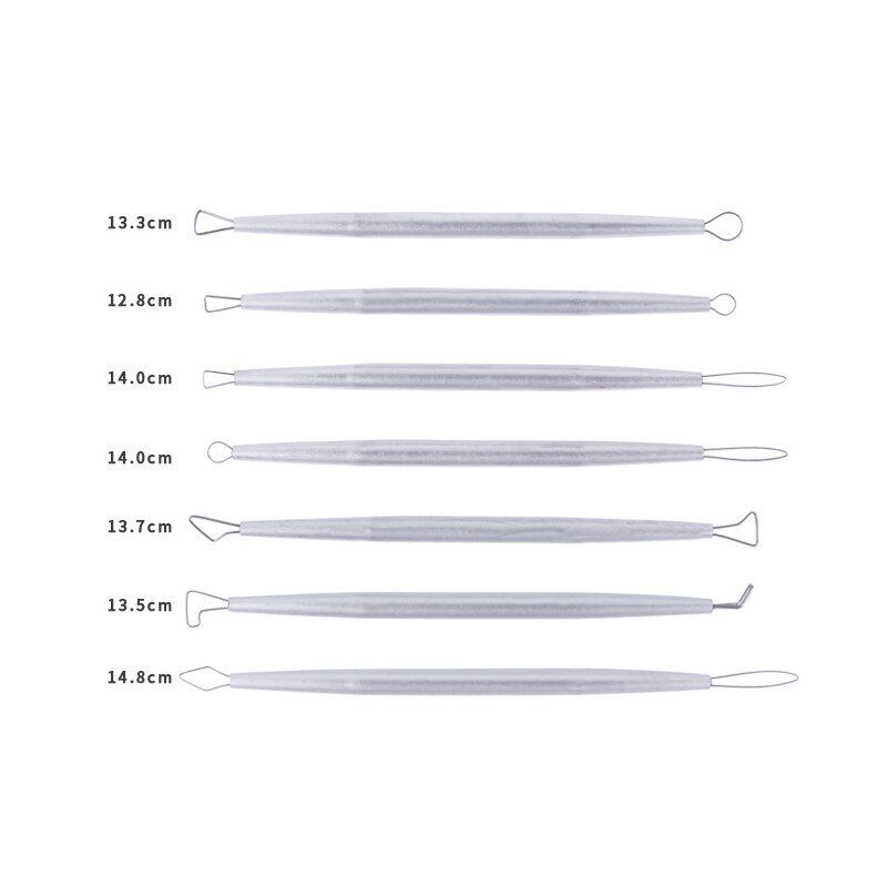 Pottery Sculpting Tools- Stainless Steel Wire End Loop Carved Clay Modeling Tool
