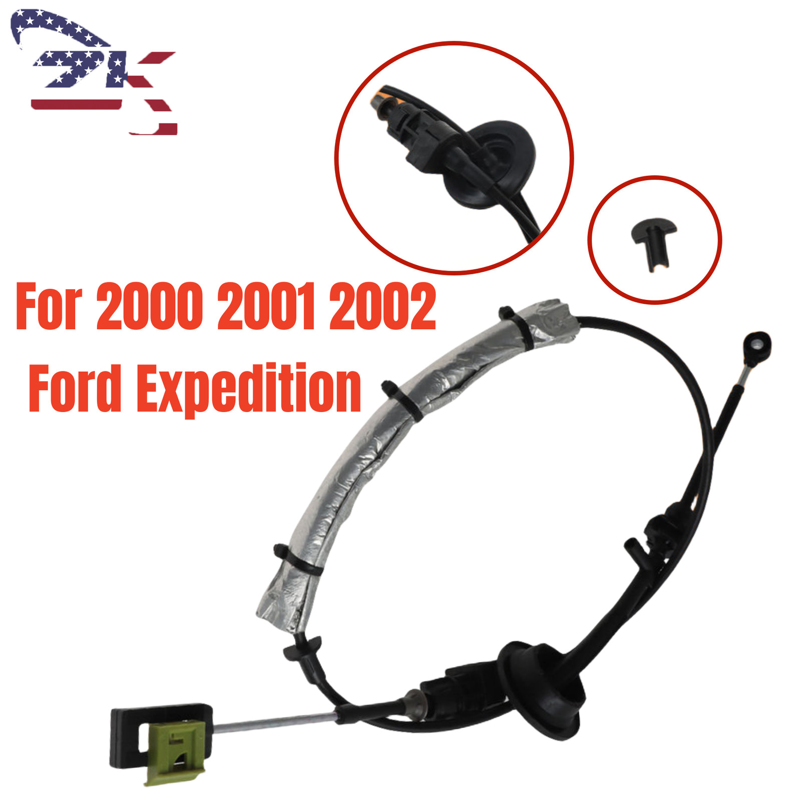 Transmission Gear Shifter Cable fit 2000 2001 2002 2003 Ford F-150 YL3Z-7E395-BA