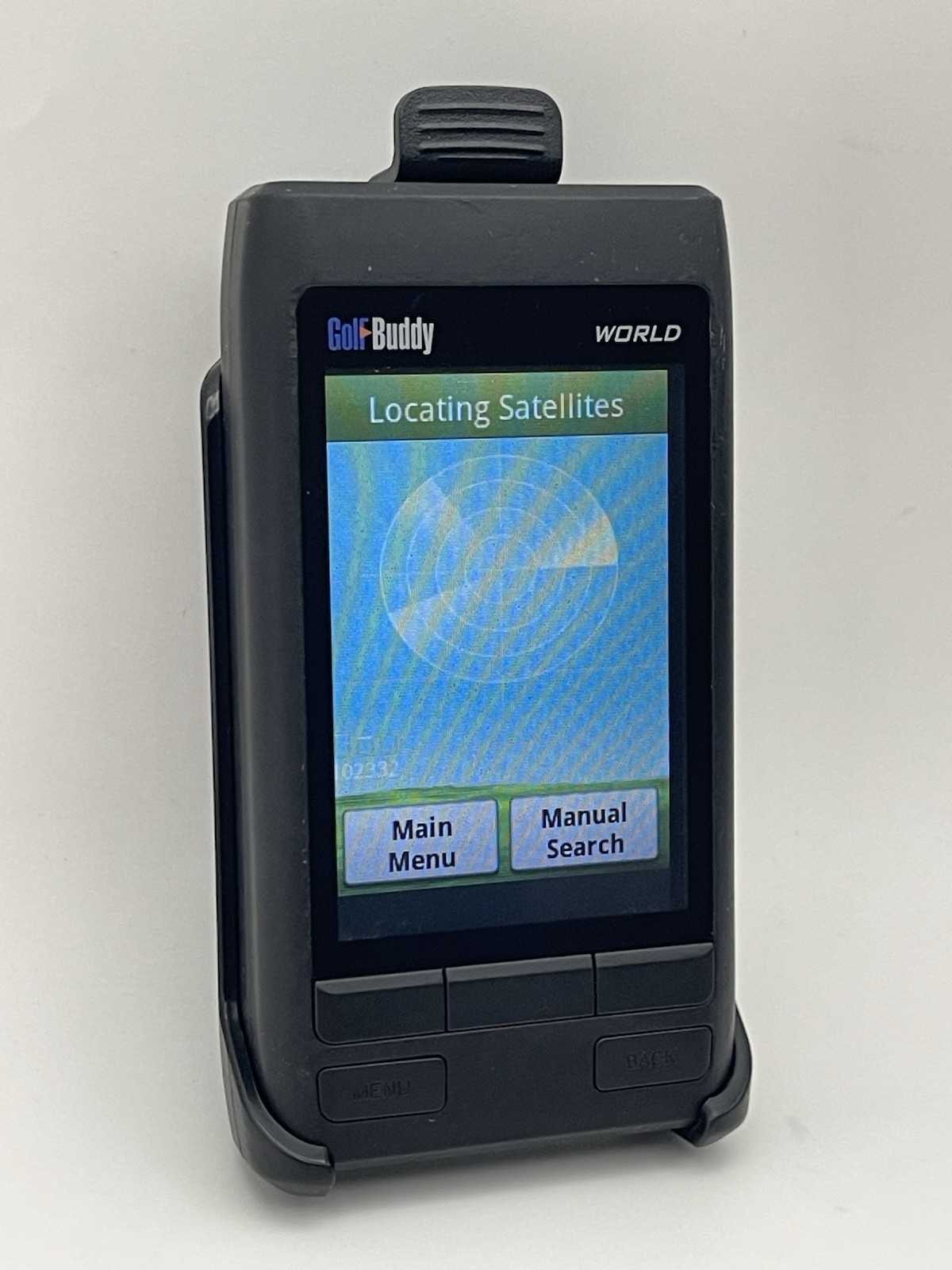 Golf Buddy World DSC-GB400 GPS Rangefinder Unit W/ Mount Clip Excellent