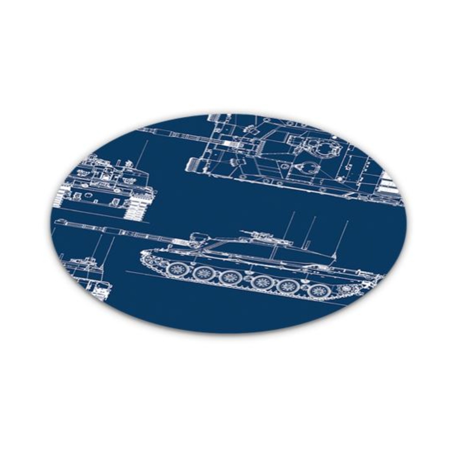 Hobby World Vinyl Decal 300mm Blueprint - Challenger SW (New)