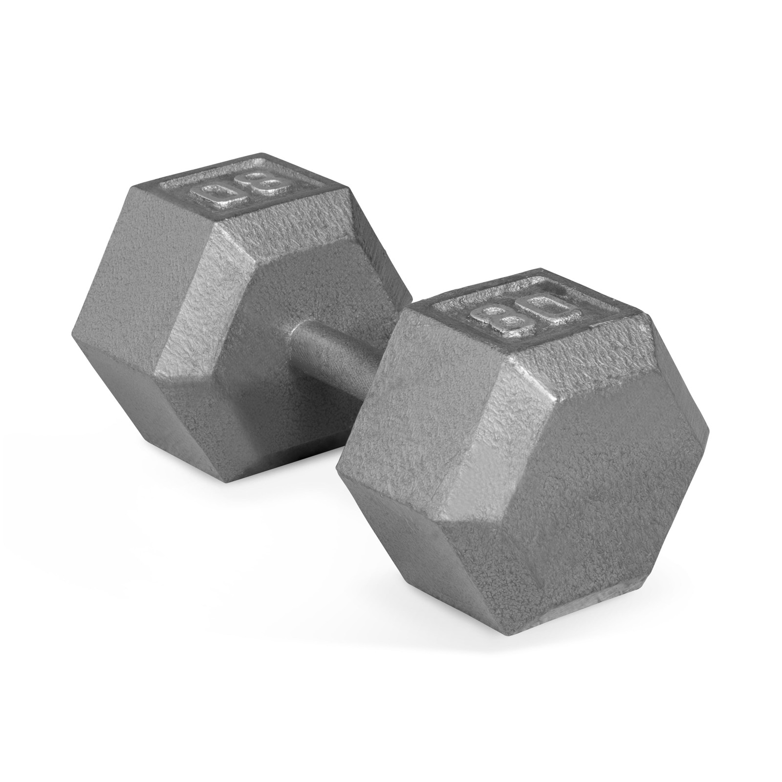 CAP Barbel Cast Iron Hex Dumbbell (Single) 1lb-120lb Dumbbells Choose Weight
